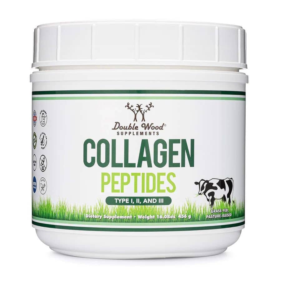 DOubleWood Collagen Peptides - 456 gram jar, 38 servings 1