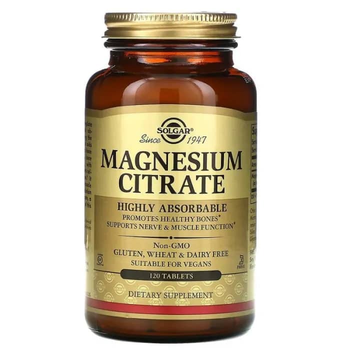 Solgar magnesium citrate 120 tab 1