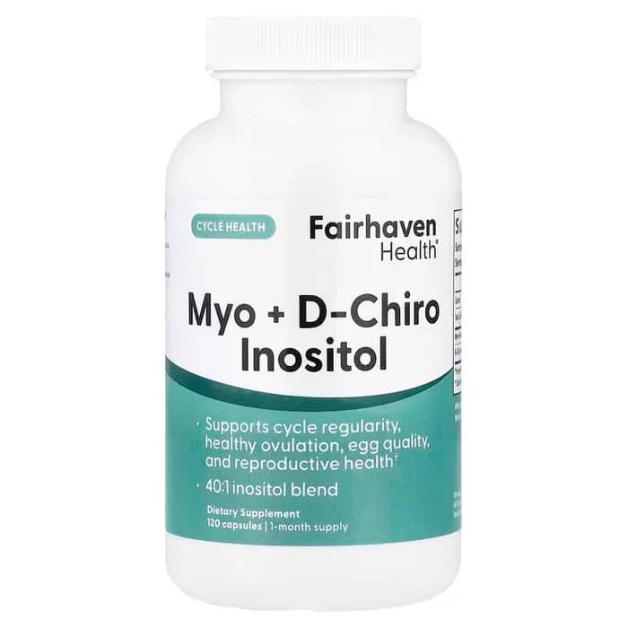Fairhaven Health, Myo + D-Chiro Inositol, 120 Capsules 1