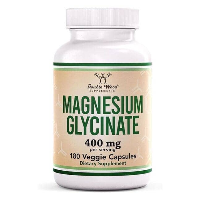Double Wood MAGNESIUM GLYCINATE 400 mg 180 vegcaps 1