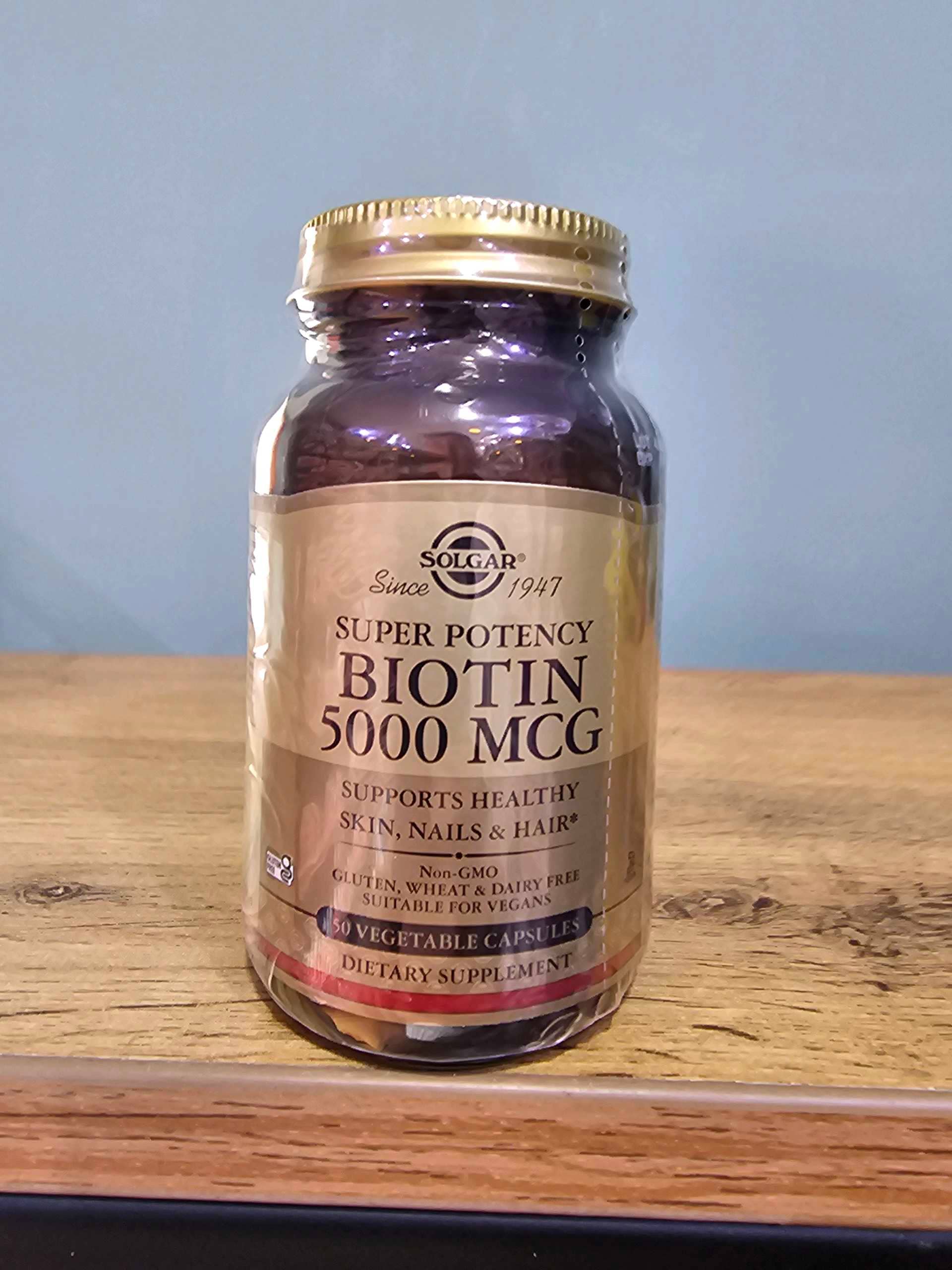 Solgar  Biotin 5000 mcg 50 vegcaps 1