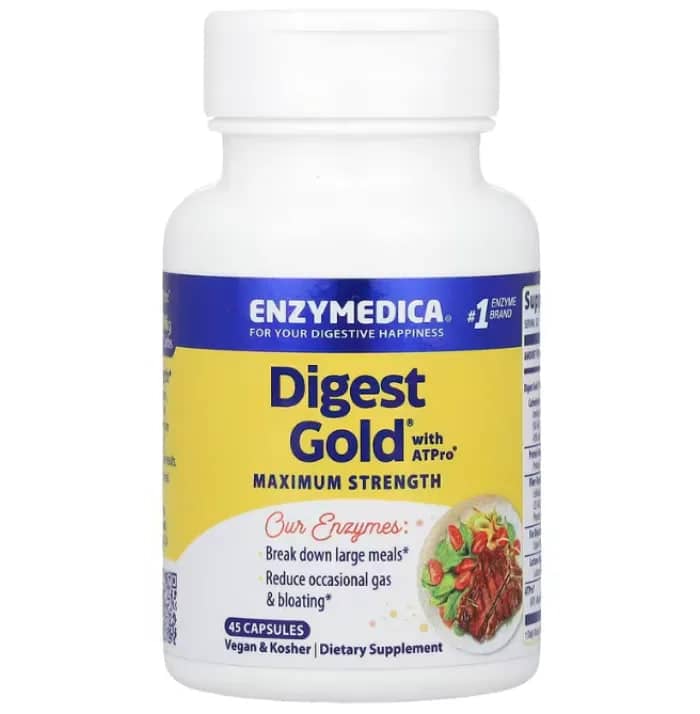 Enzymedica, Digest Gold® with ATPro®, Maximum Strength, 45 Capsules 1