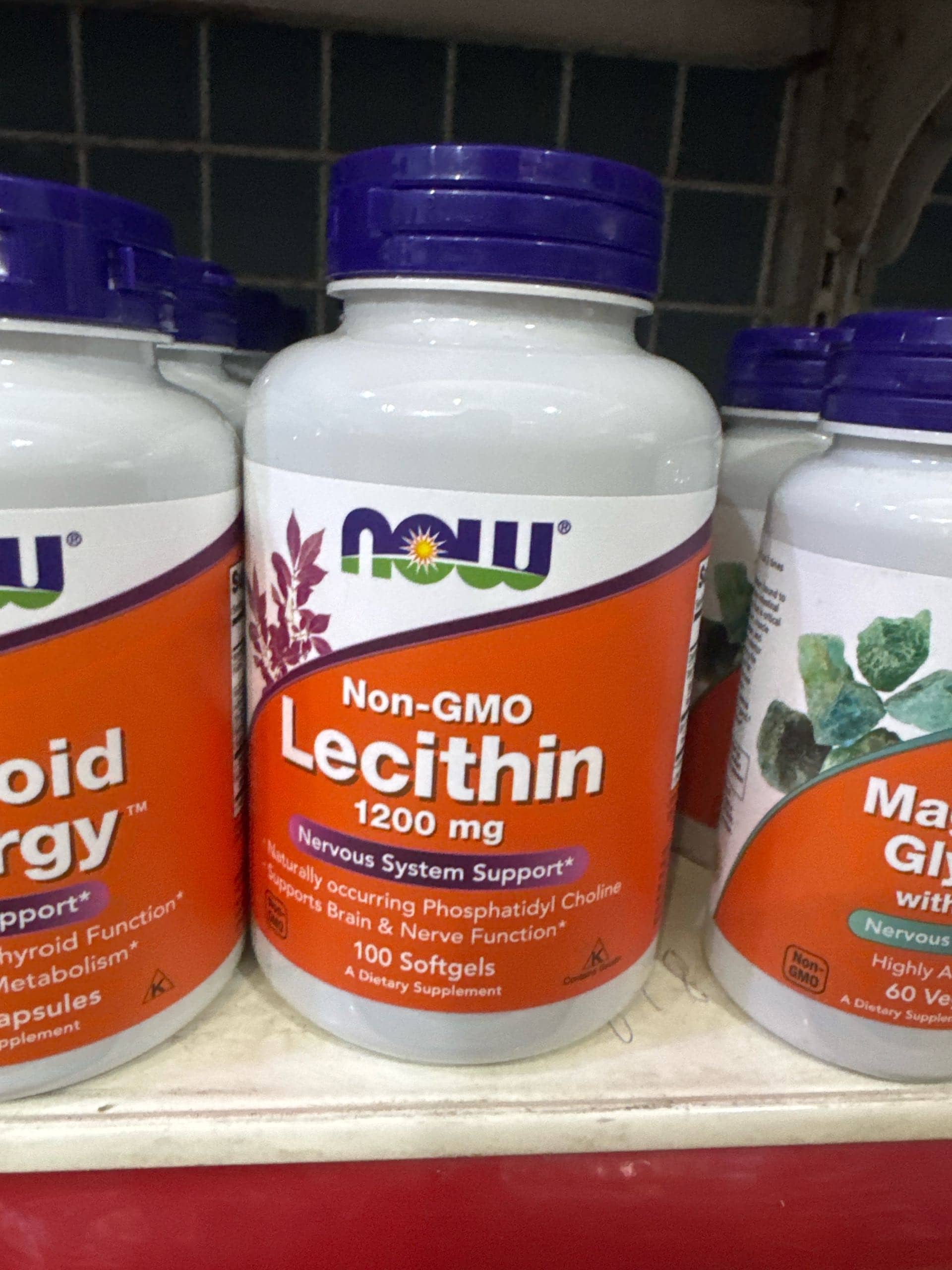 NOW LECITHIN 1200mg  100 SGELS 1