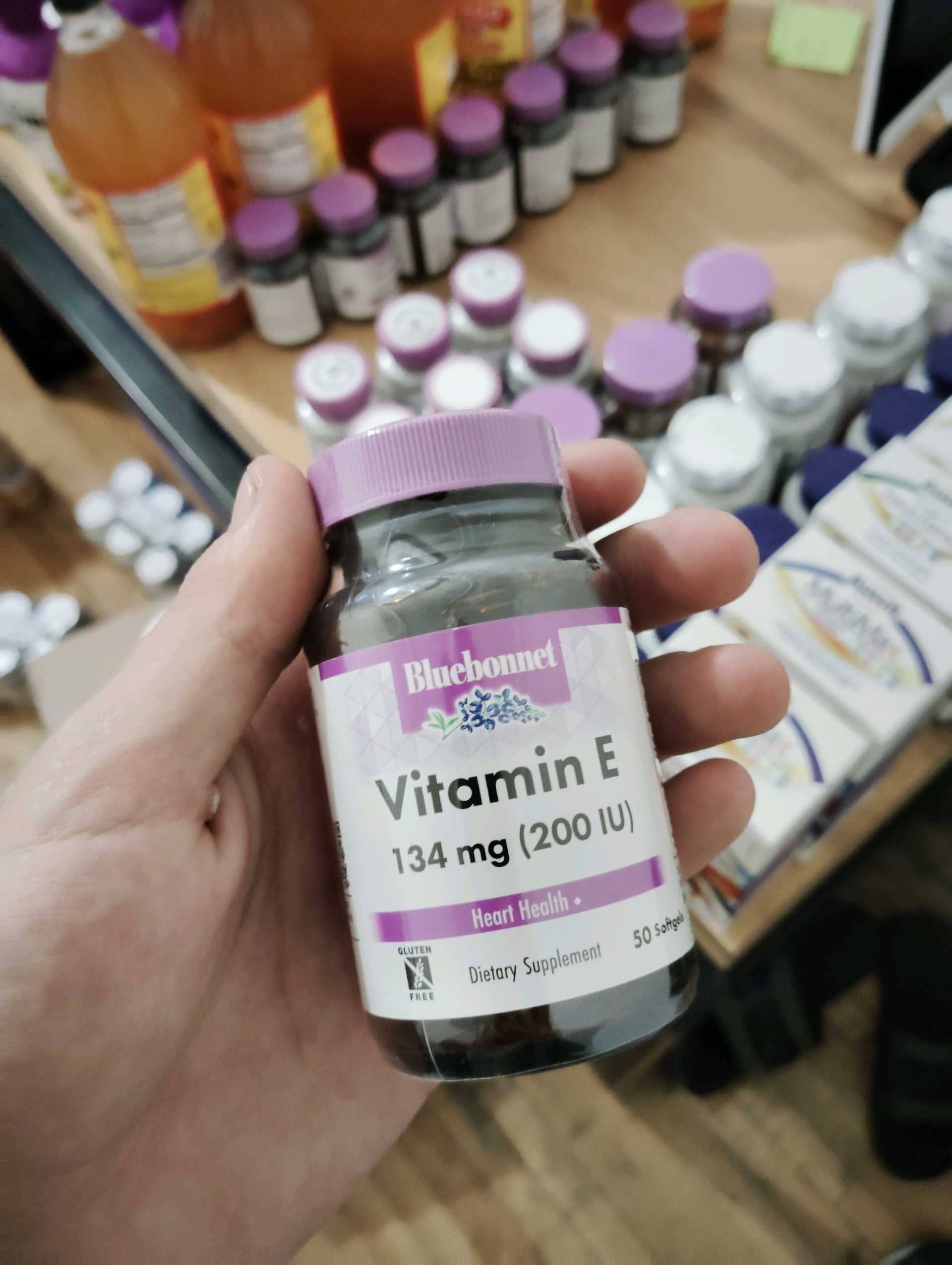 Bluebonnet vitamin E 134mg(200iu) 1