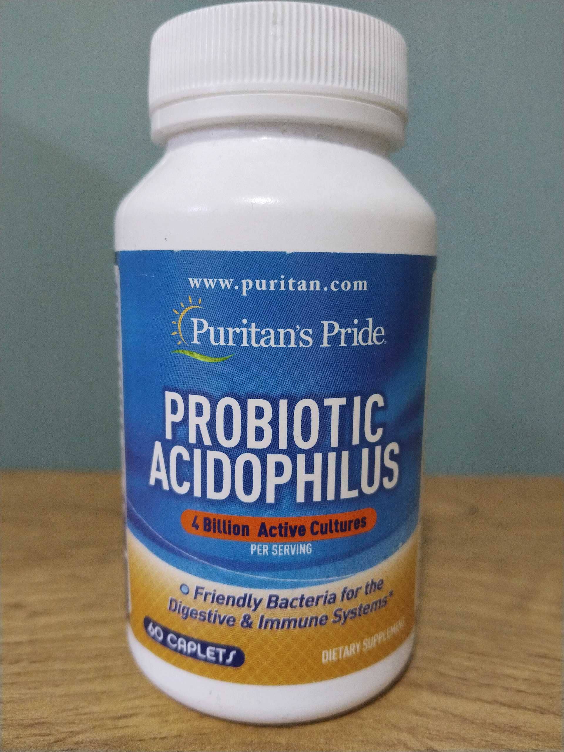 Puritans Pride Probiotic Acidophilus 60 caplets 1