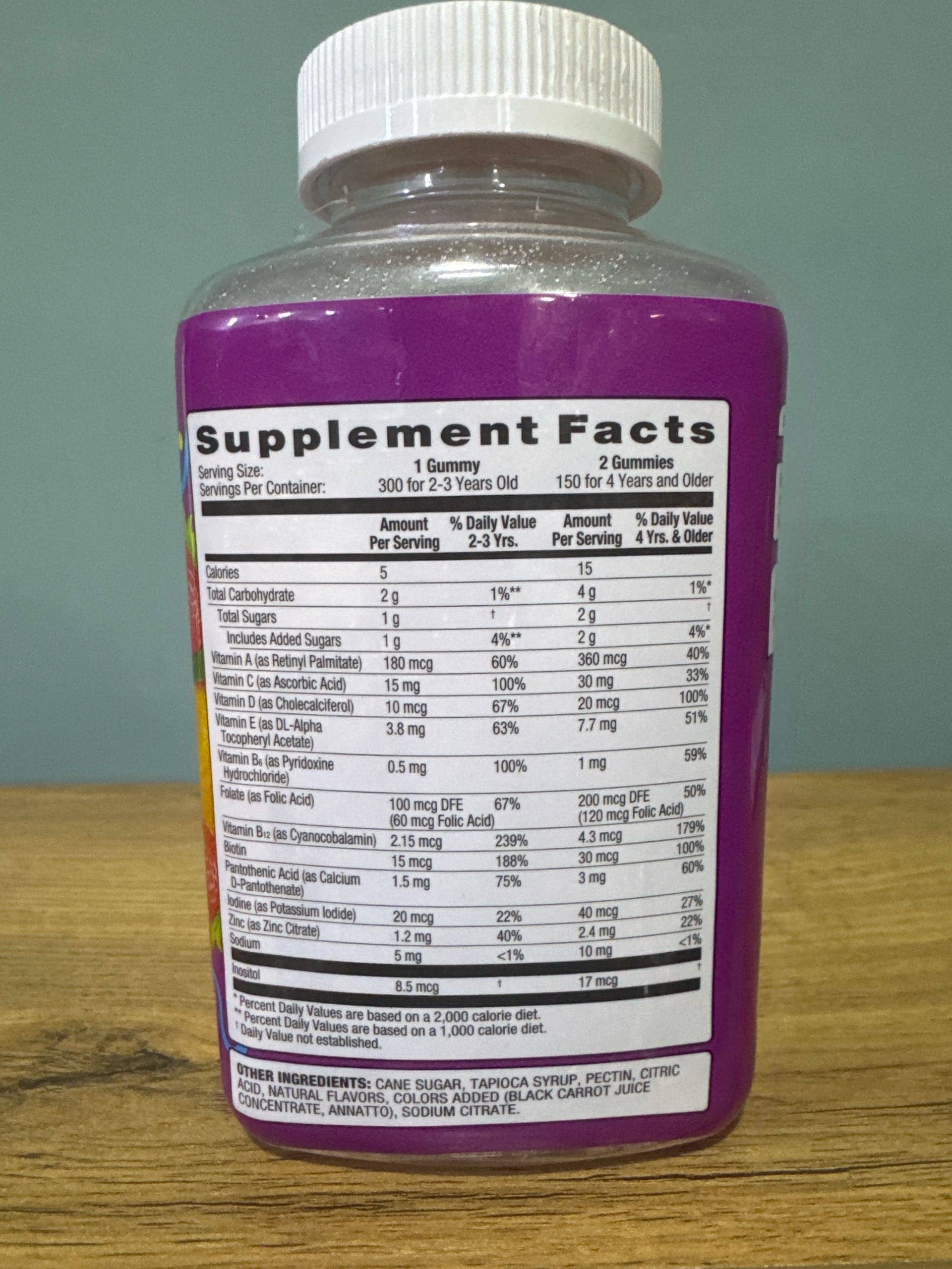 equate kids Multivitamin Gummies 300 veg gummies 2
