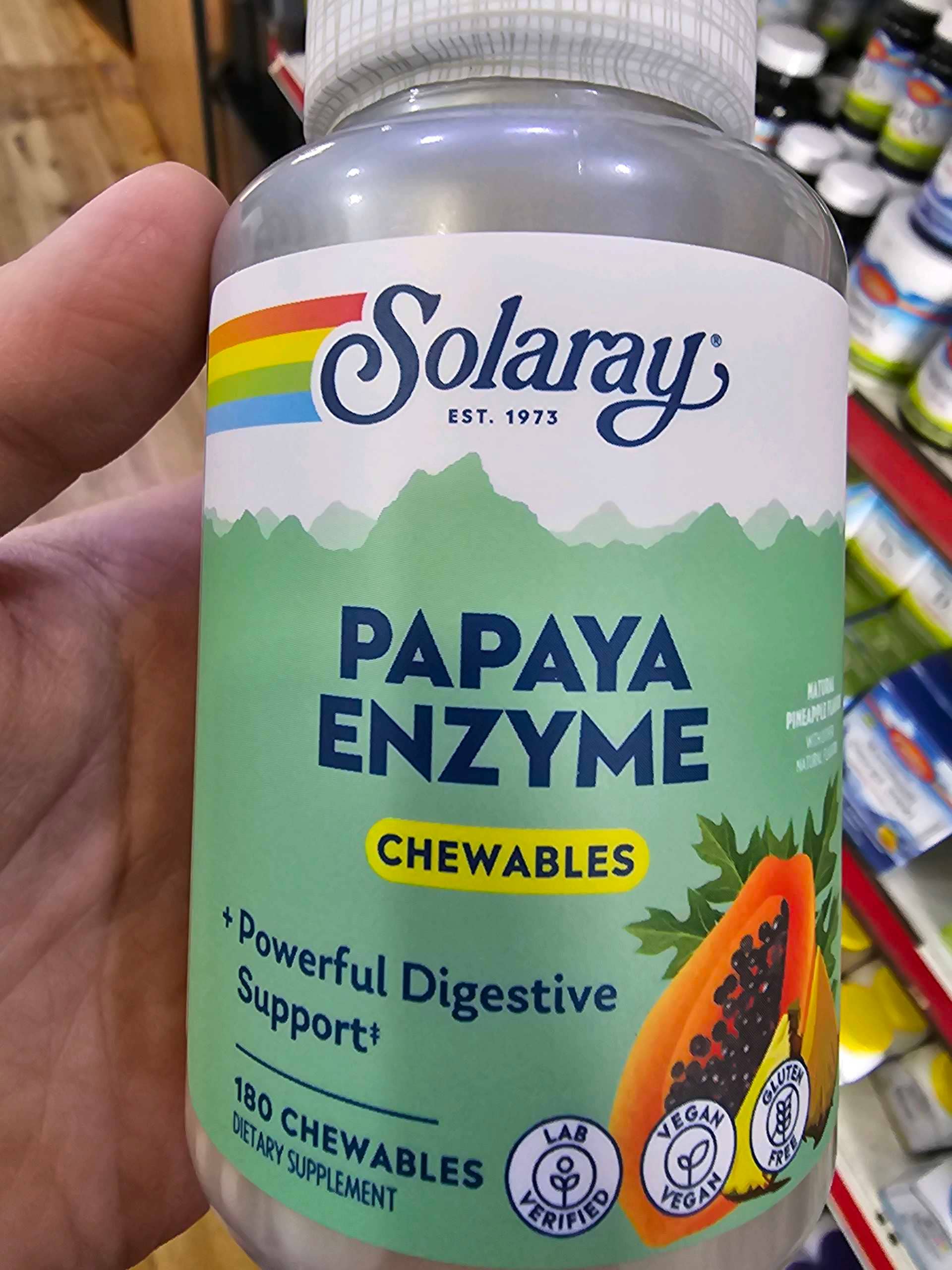 Papaya enzyme Solaray 1