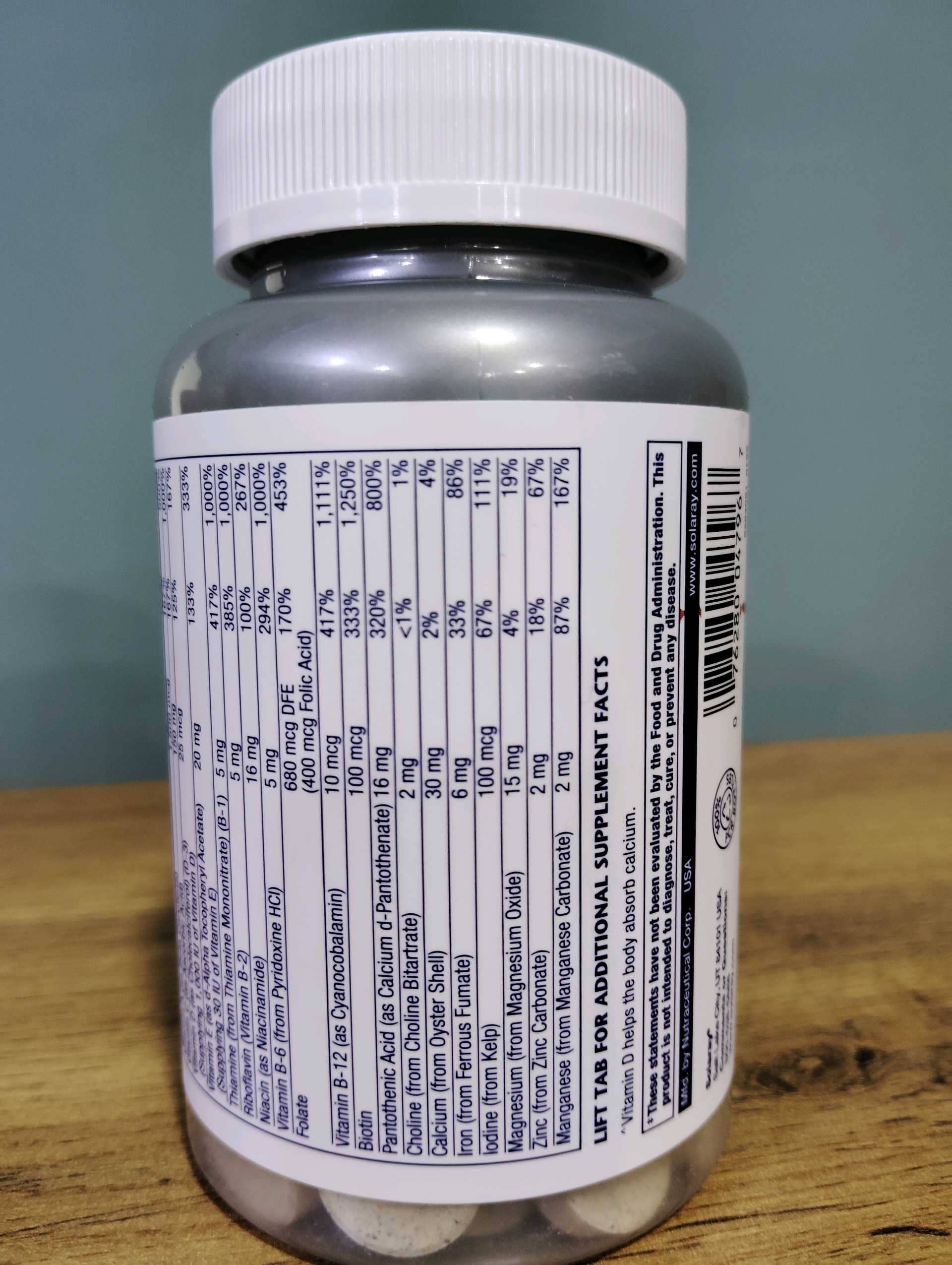 SOLARAY KIDS CHILDRENʻS VITAMINS&MINERALS 3