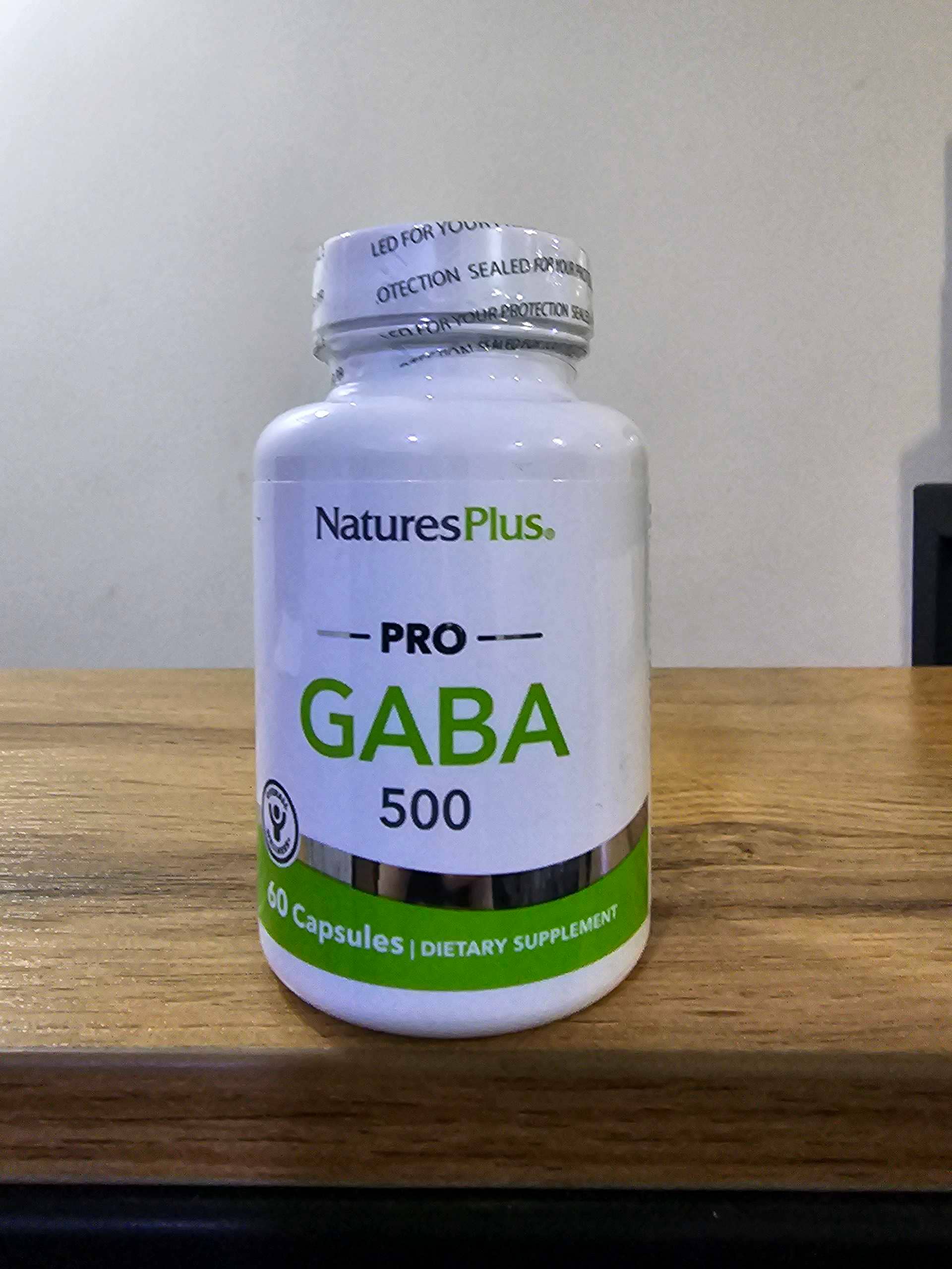 NATURES PLUS GABA 500 MG 60 CAPS 1