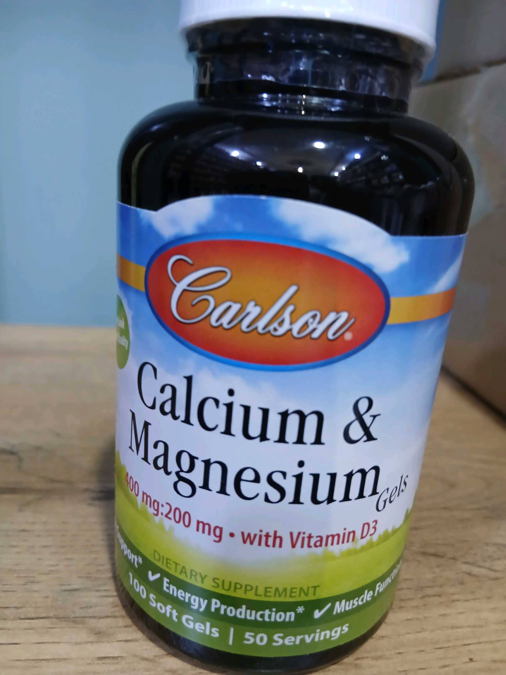 Carlson Calcium Magnesium Gels 100 1