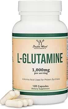 DoubleWood L-Glutamine Capsules - 120 x 500 mg capsules 1