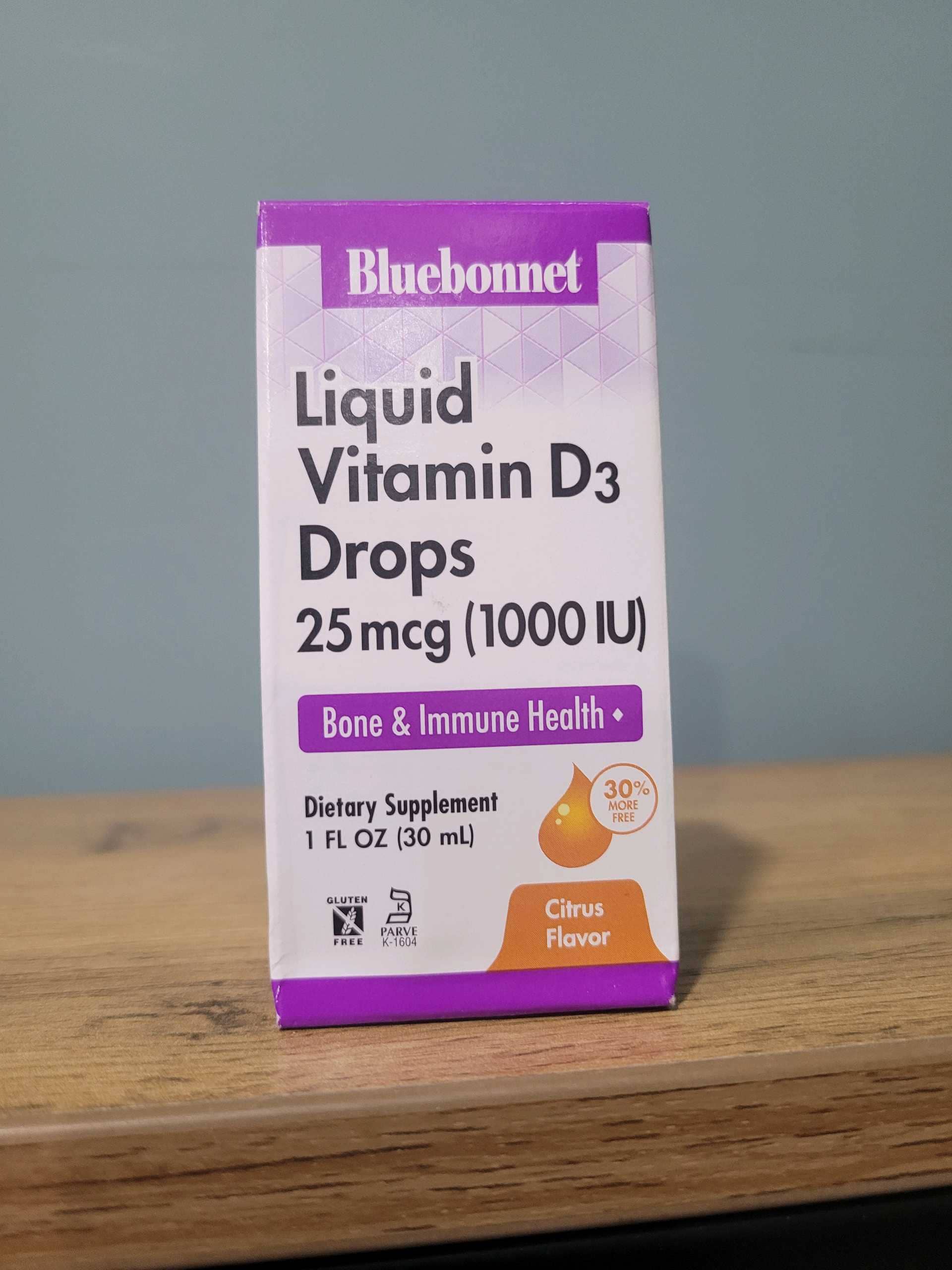 BLUEBONNET LIQVID VITAMIN D3 DROB 1000 IU 1