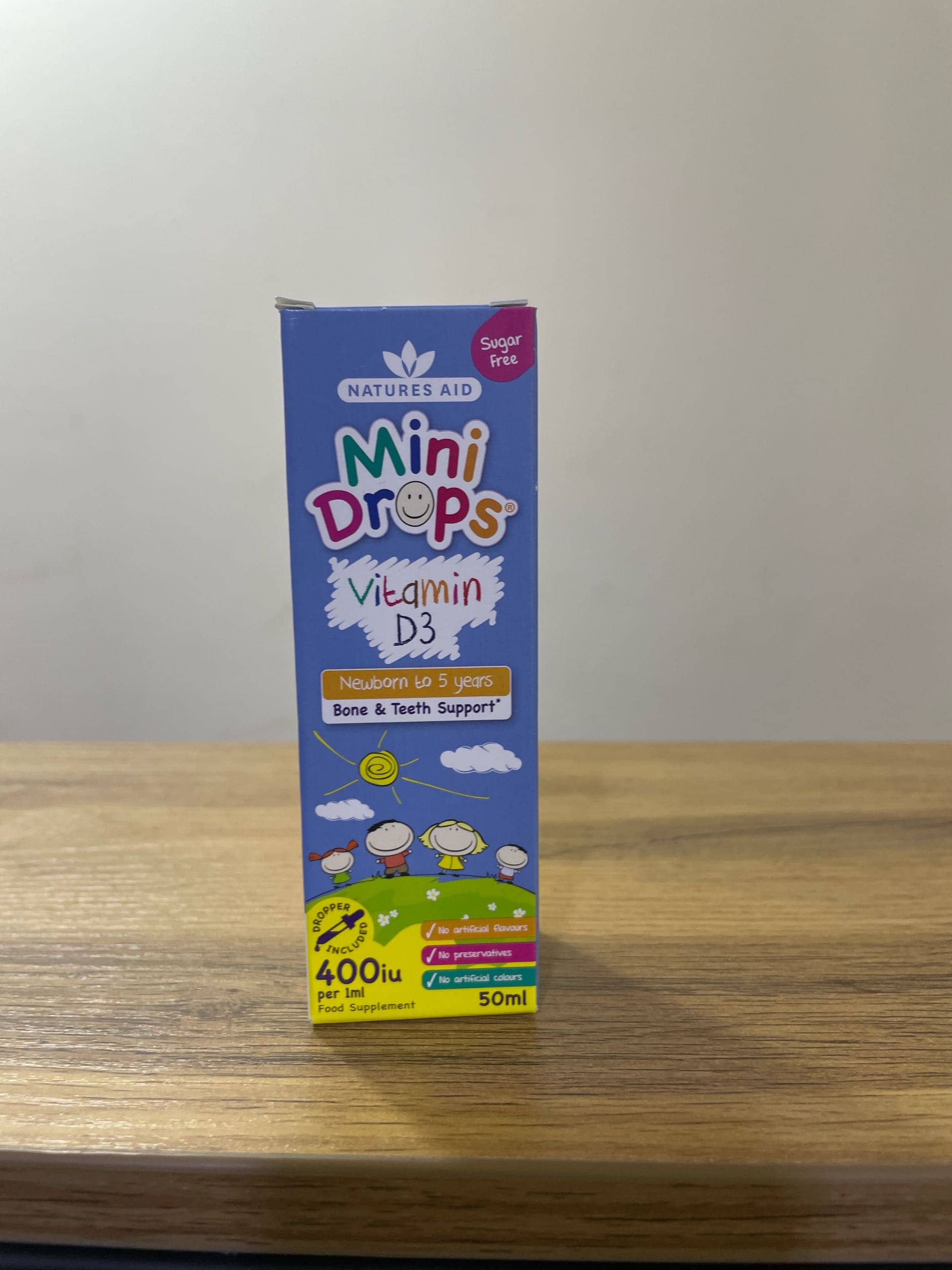 Natures Aid Vitamin D3 Mini Drops 50ml 1