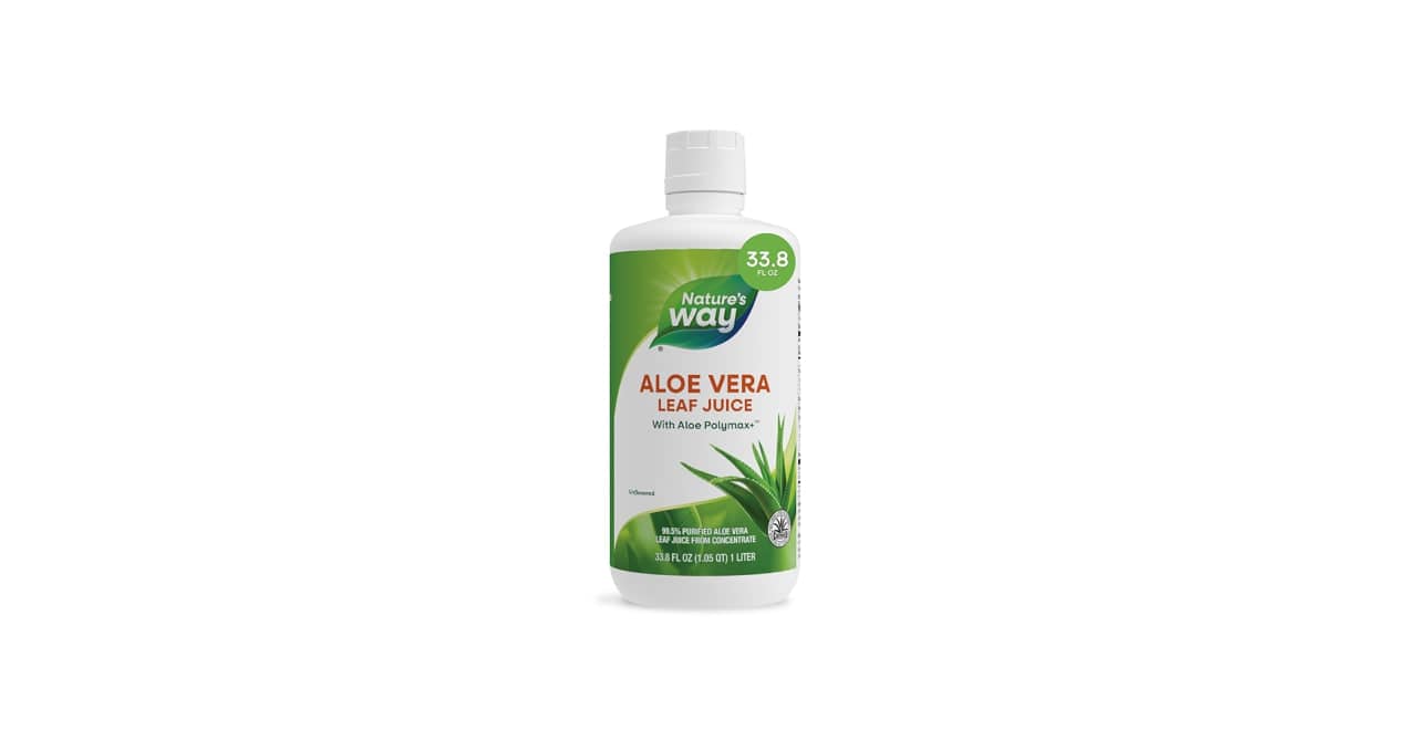 Natures Way Aloe Vera leaf juice 1