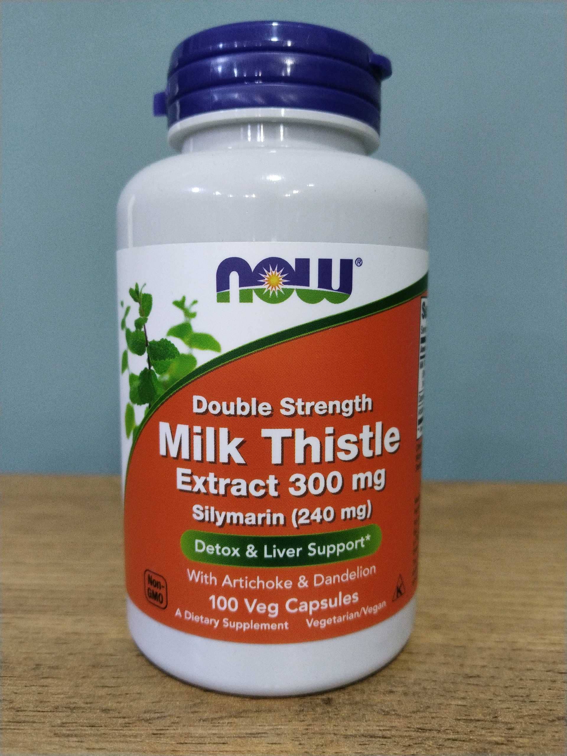 Now Milk Thistle 300mg 100 caps 1