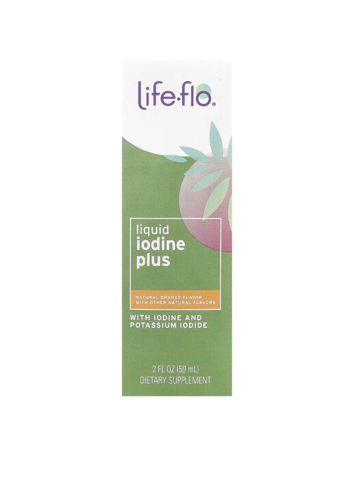 Life-flo, Liquid Iodine Plus, Natural Orange, 2 fl oz (59 ml) 1