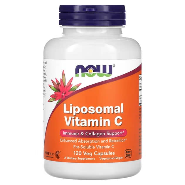 NOW LIPOSOMAL VITAMIN C  120 VCAPS 1