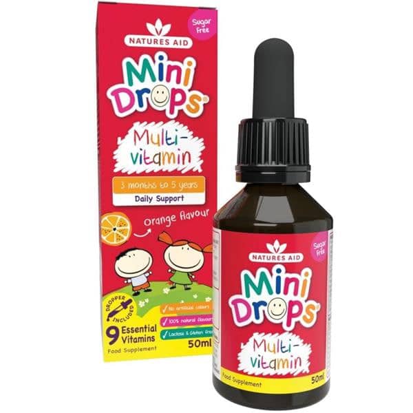 Natures Aid Multi Vitamin Mini Drops 50ml 1