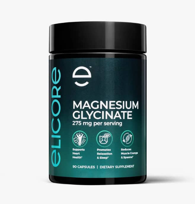 Elicore, Magnesium Glycinate 275 mg per serving, 90 capsules, 1
