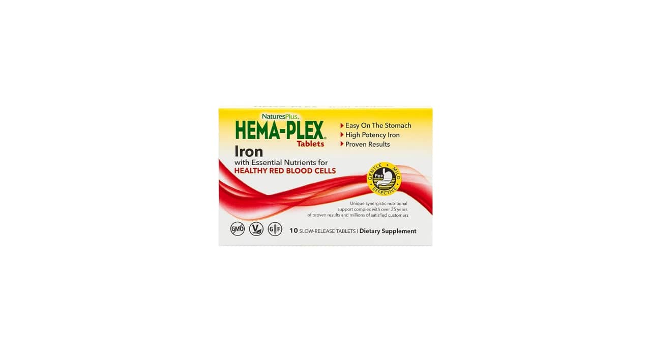 NATURES PLUS HEMA PLEX 10 TABLET 1