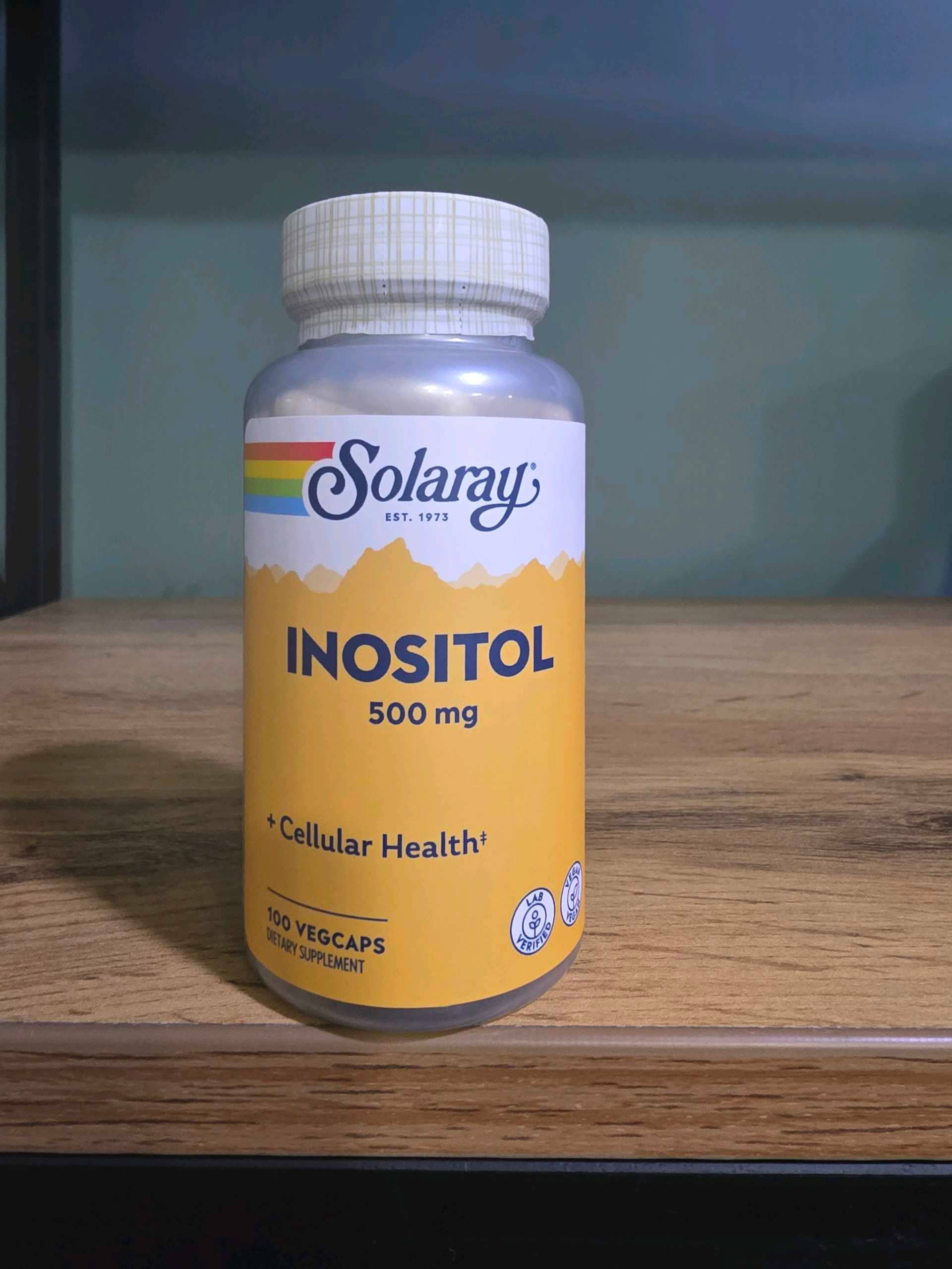 Solaray, Inositol, 500 mg, 100 VegCaps 1