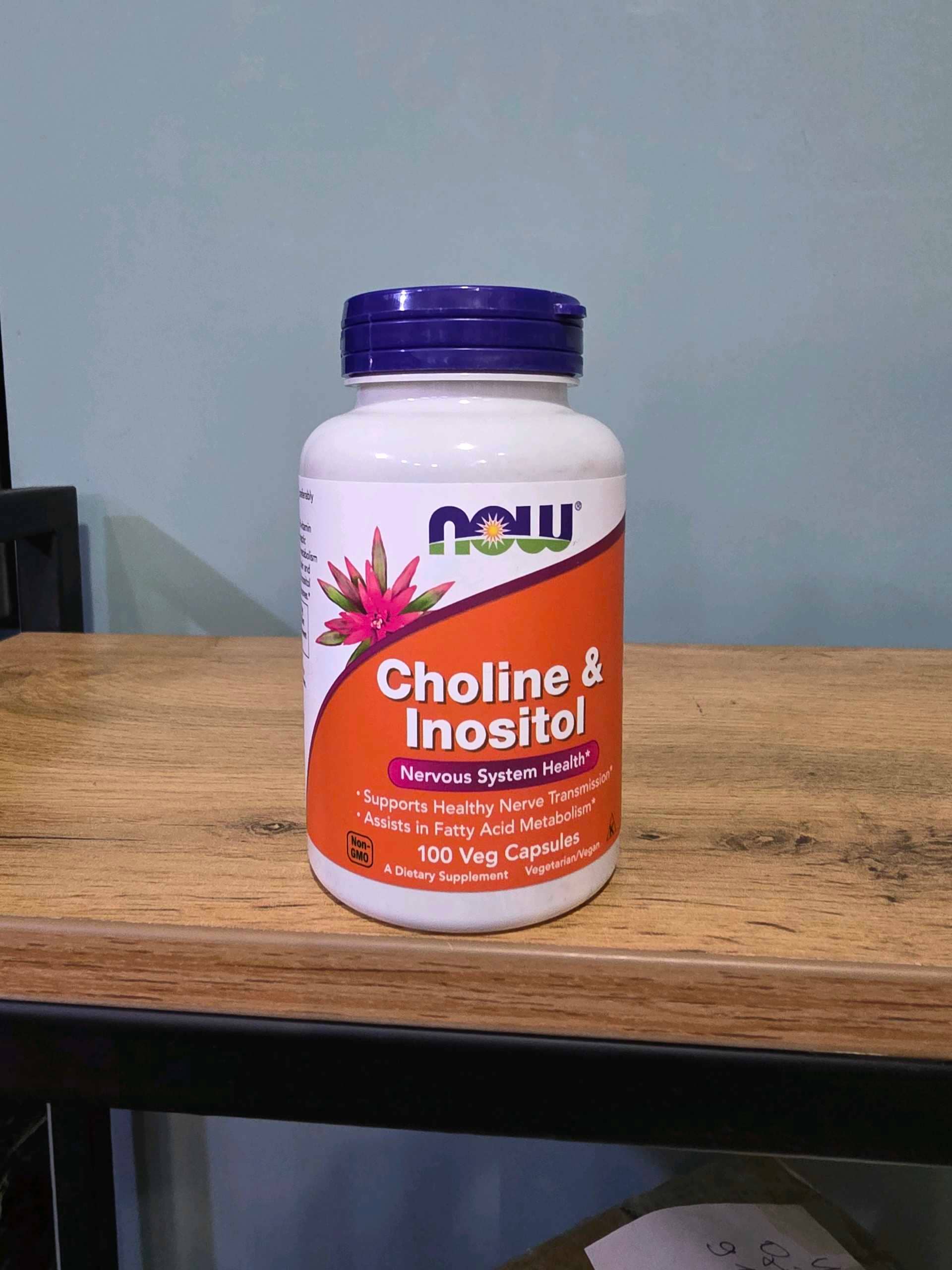 NOW FOODS CHOLINE INOSITOL 250/250MGLS 1