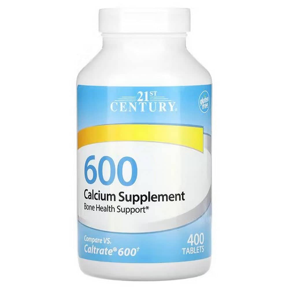 21st Century, Calcium Supplement 600, 400 Tablets (600 mg per Tablet) 1