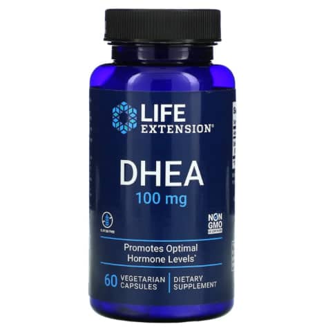 Life Extension DHEA 100 Mg Vegetarian Capsules, 60 Count 1