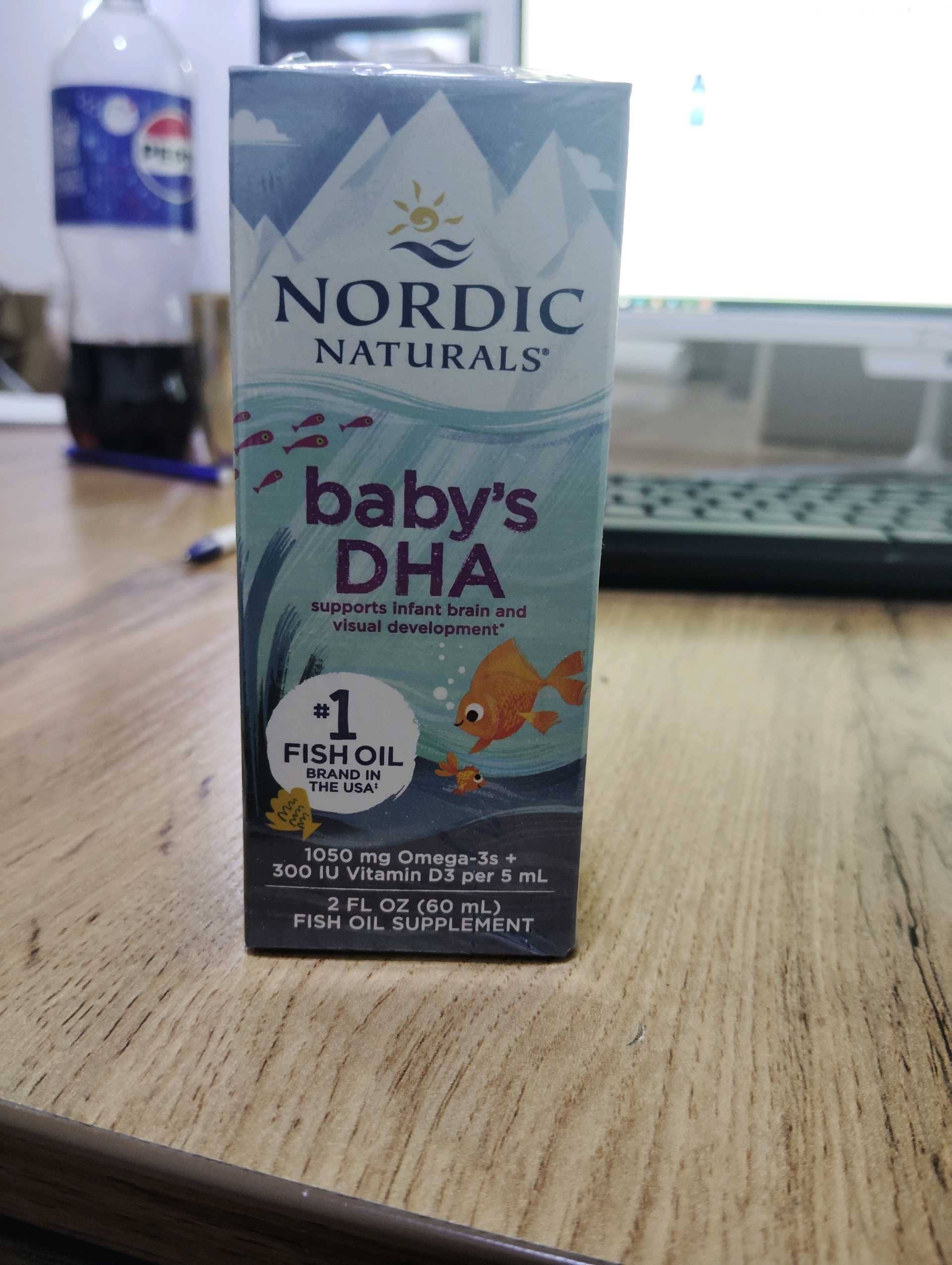 Nordic Naturals baby's DHA 1 fish oil 1050mg Omega 3+ 1