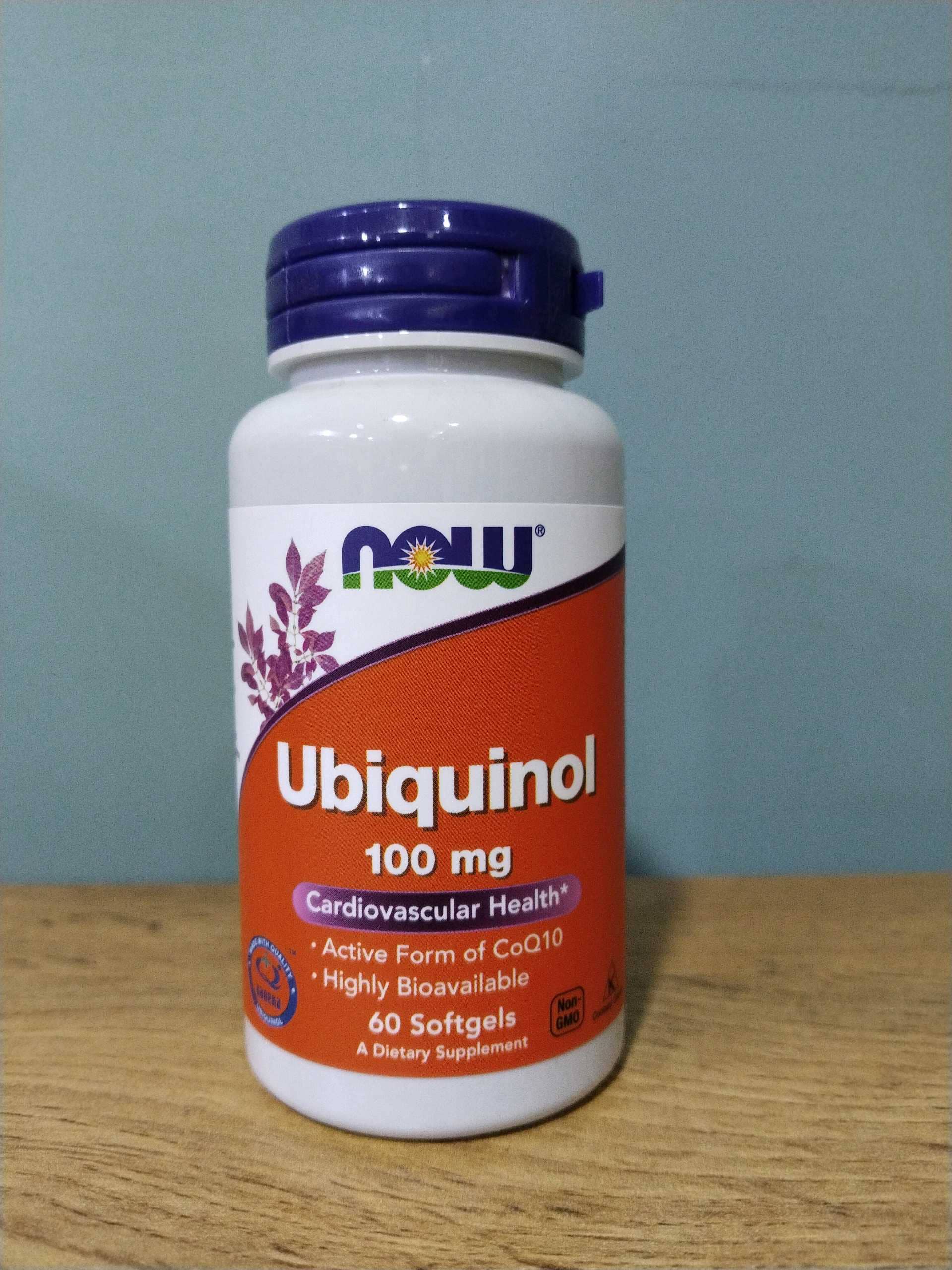 NOW UBIQUINOL 100MG  60 SGELS 1