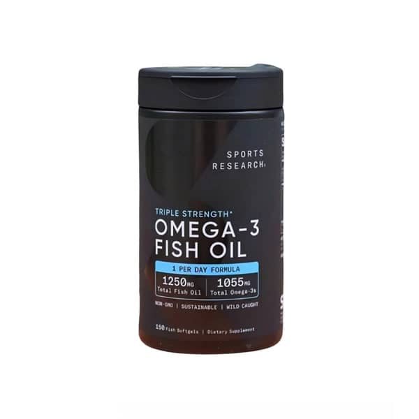 Sports Research, Omega-3 Fish Oil, Triple Strength, 1250 mg, 150 Softgels 1