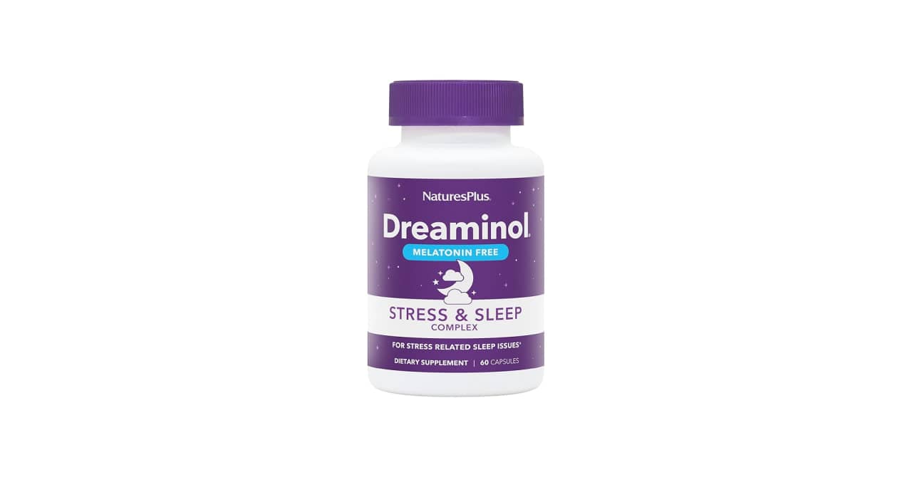 Natures Plus Dreaminol Stress Complex free melatonin 1