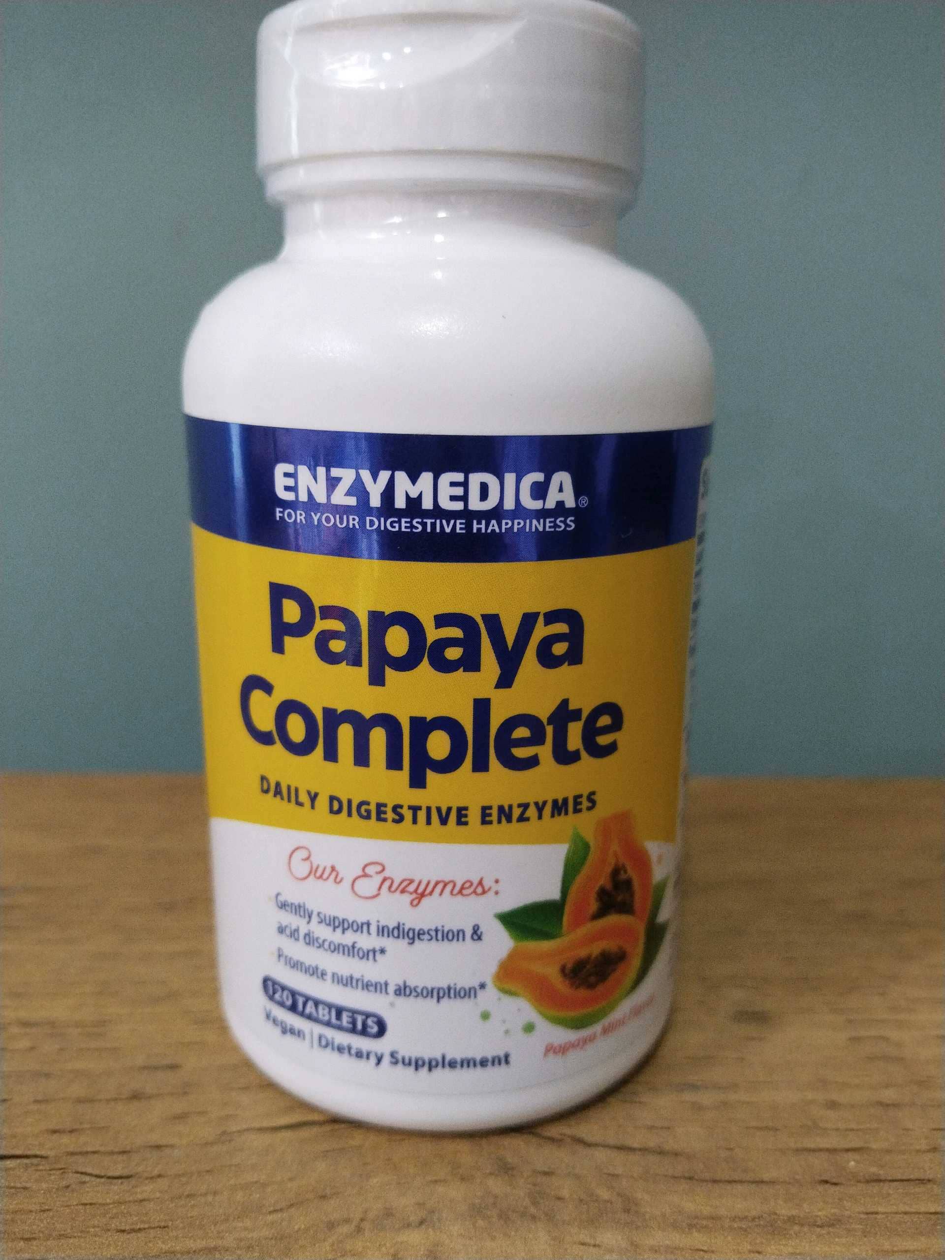 ENZYMEDICA PAPAYA COMPLETE 120 TAB 1