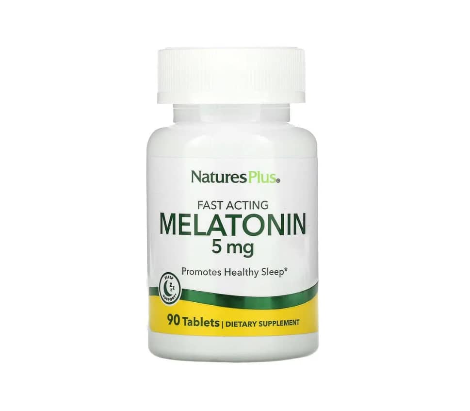 Melatonin, Nature's Plus, 5 mg, 90 Tablets 1