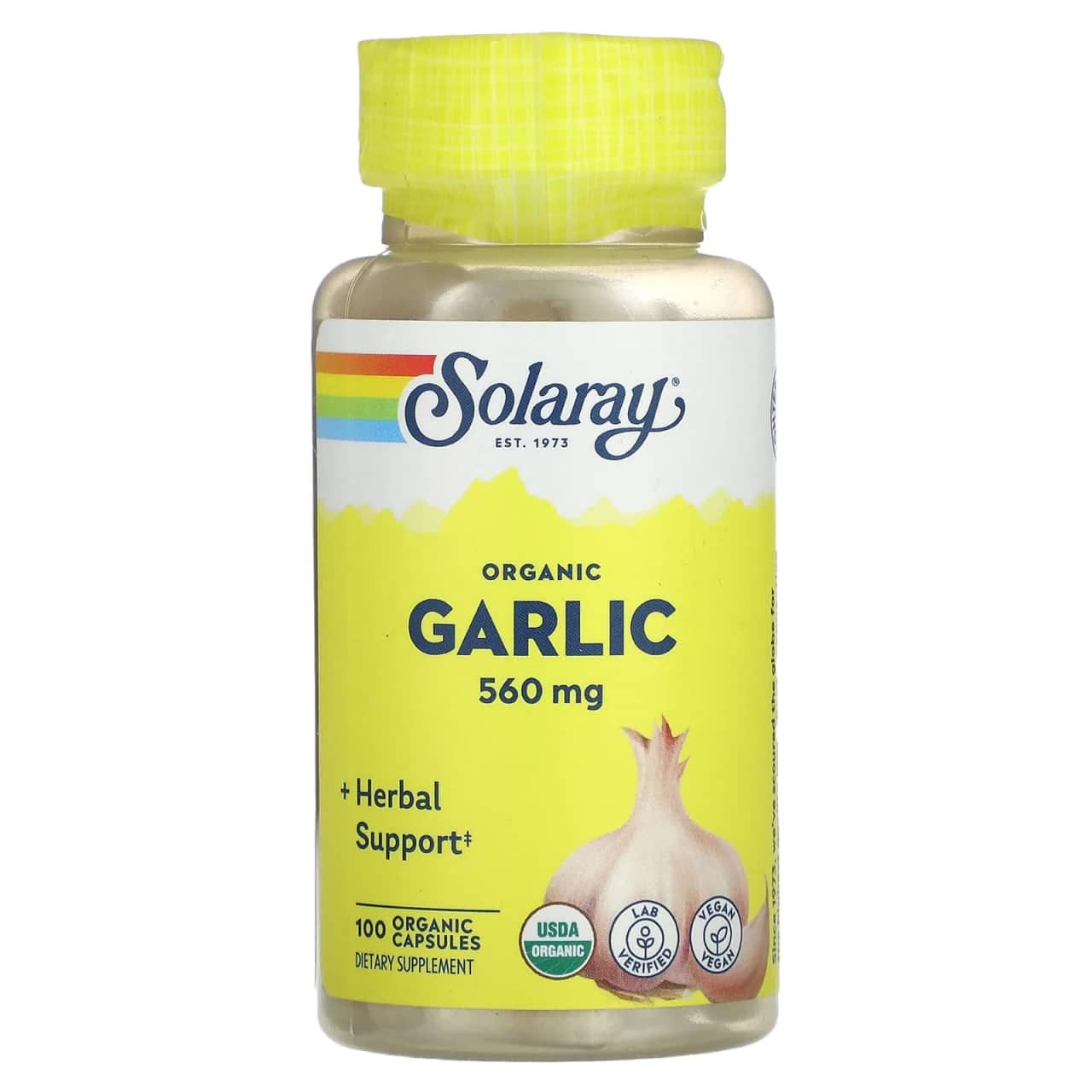 solaray Garlic 560 mg 100 cap 1