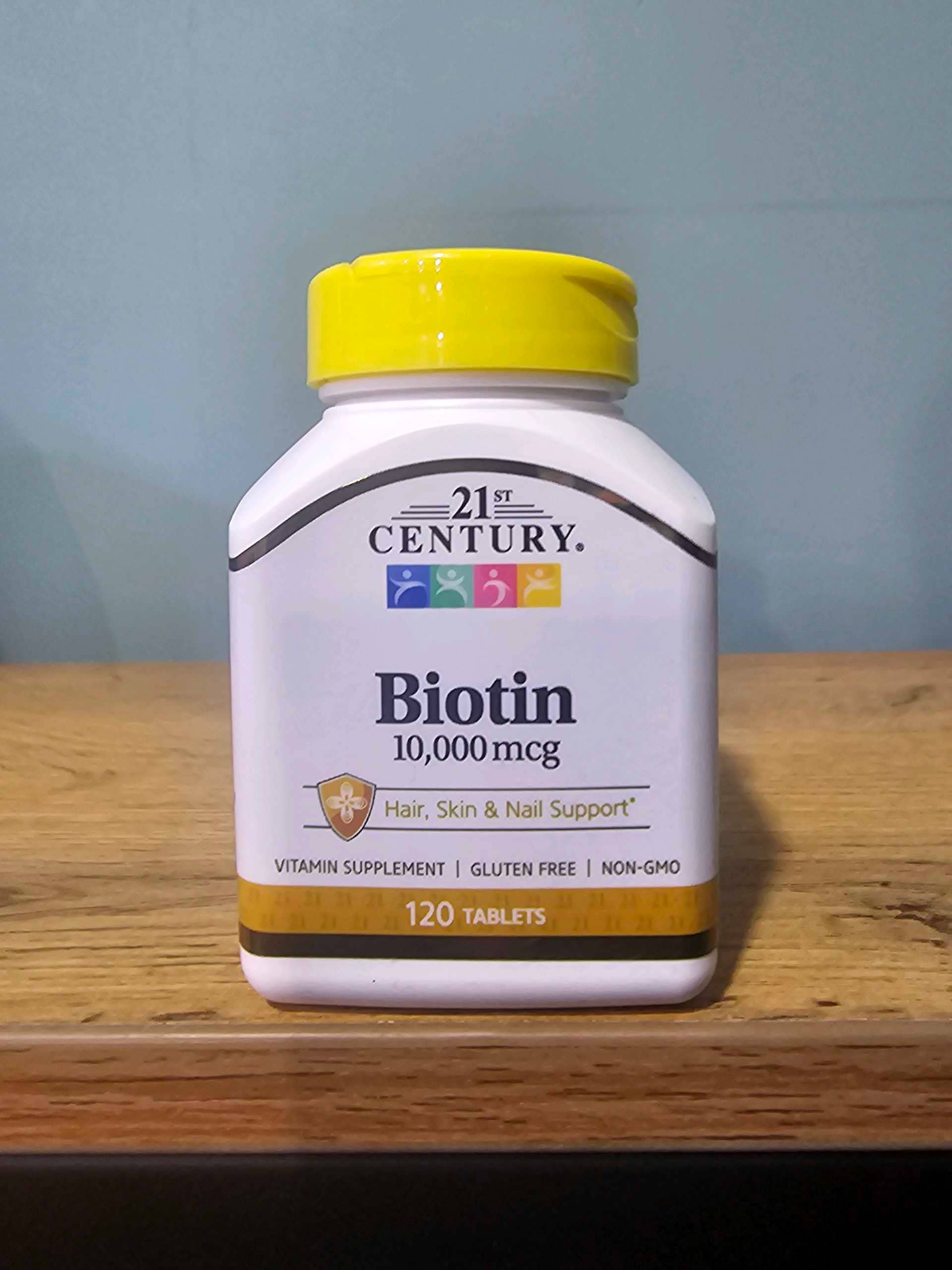 21 CENTURY BIOTIN 10000 120 tabs 1