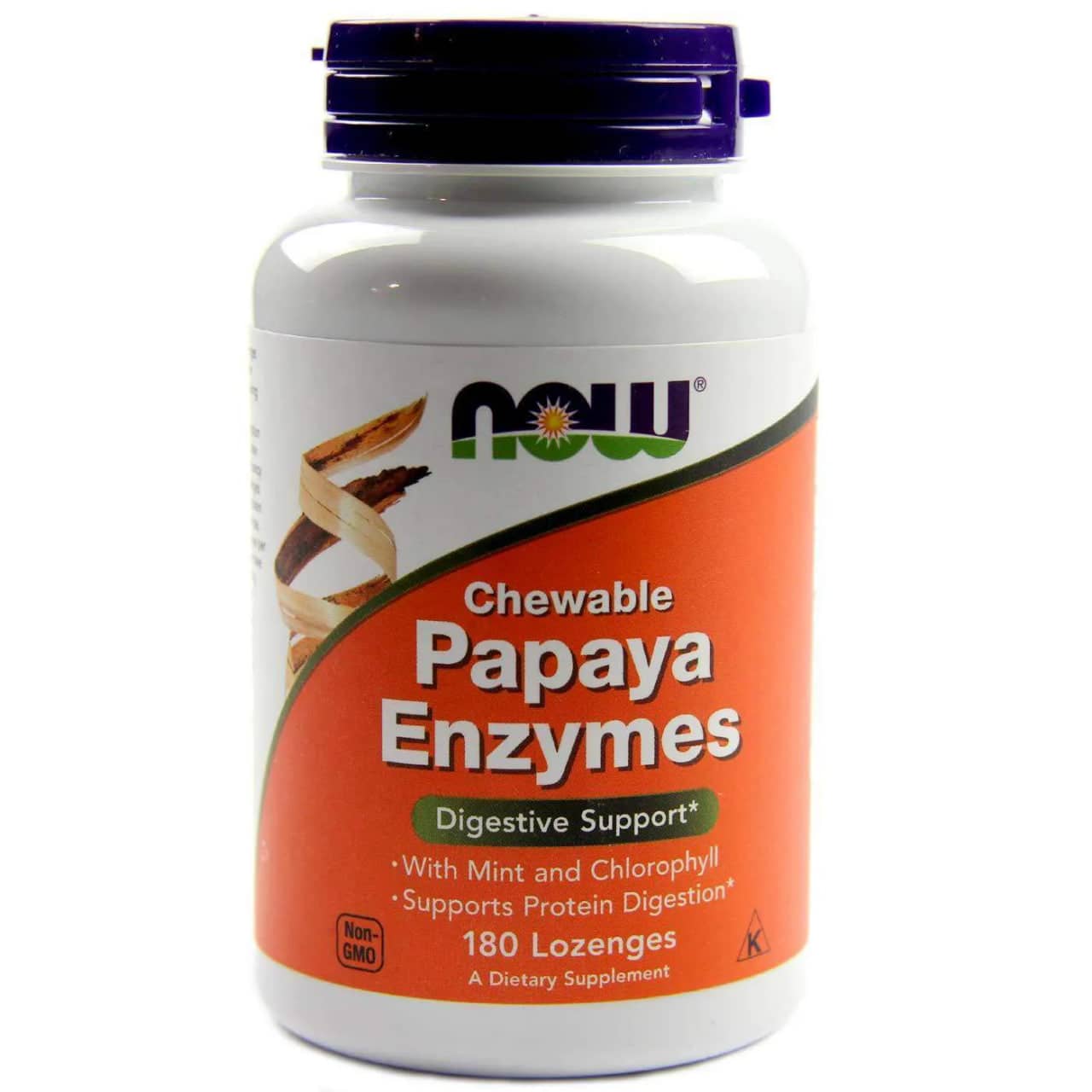 NOW FOODS PAPAYA ENZYMES CHEWABLE 180CT 1