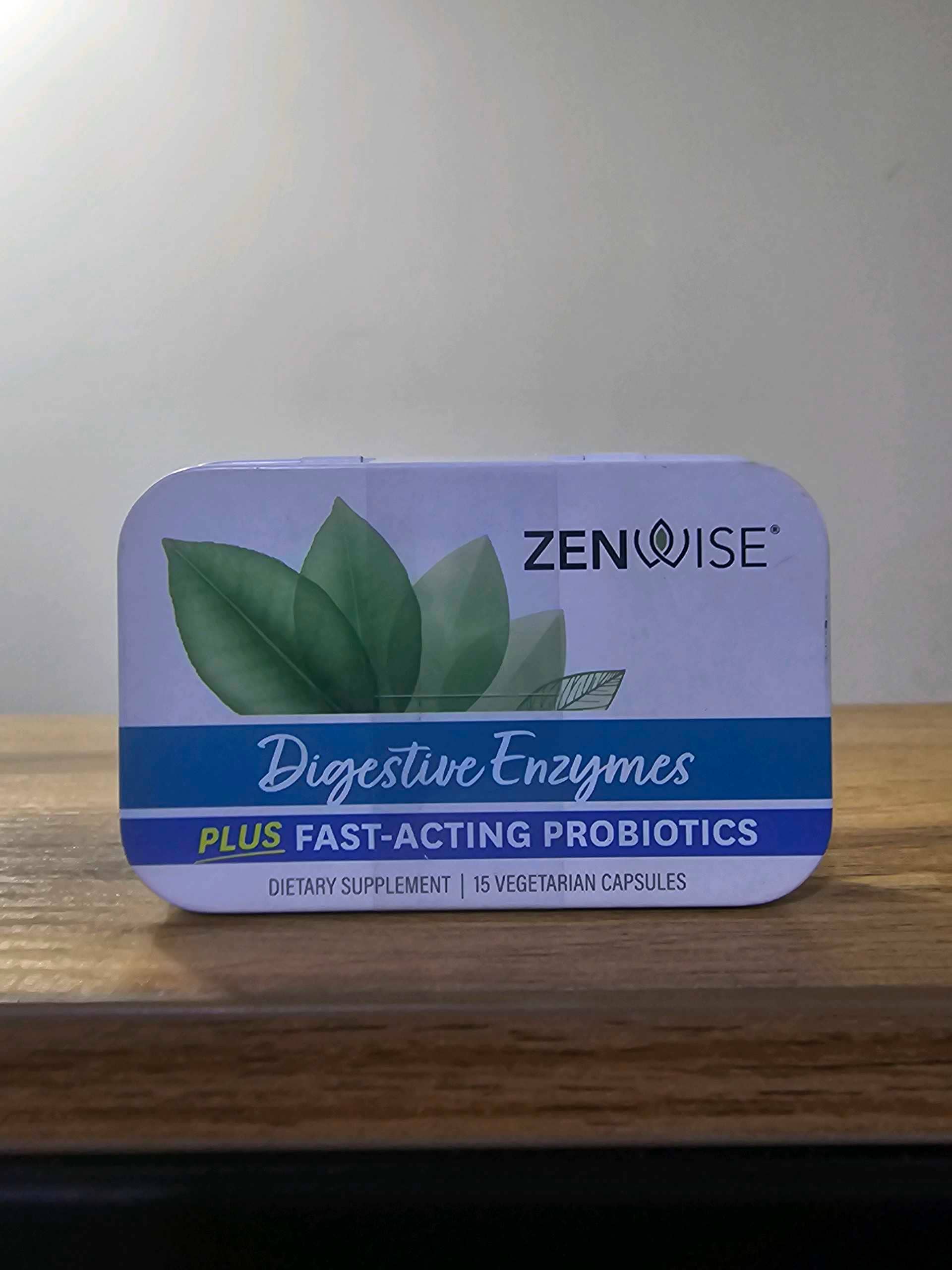 Zenwise Digestive Enzymes Fast Acting Probiotics 15 vegcaps 1