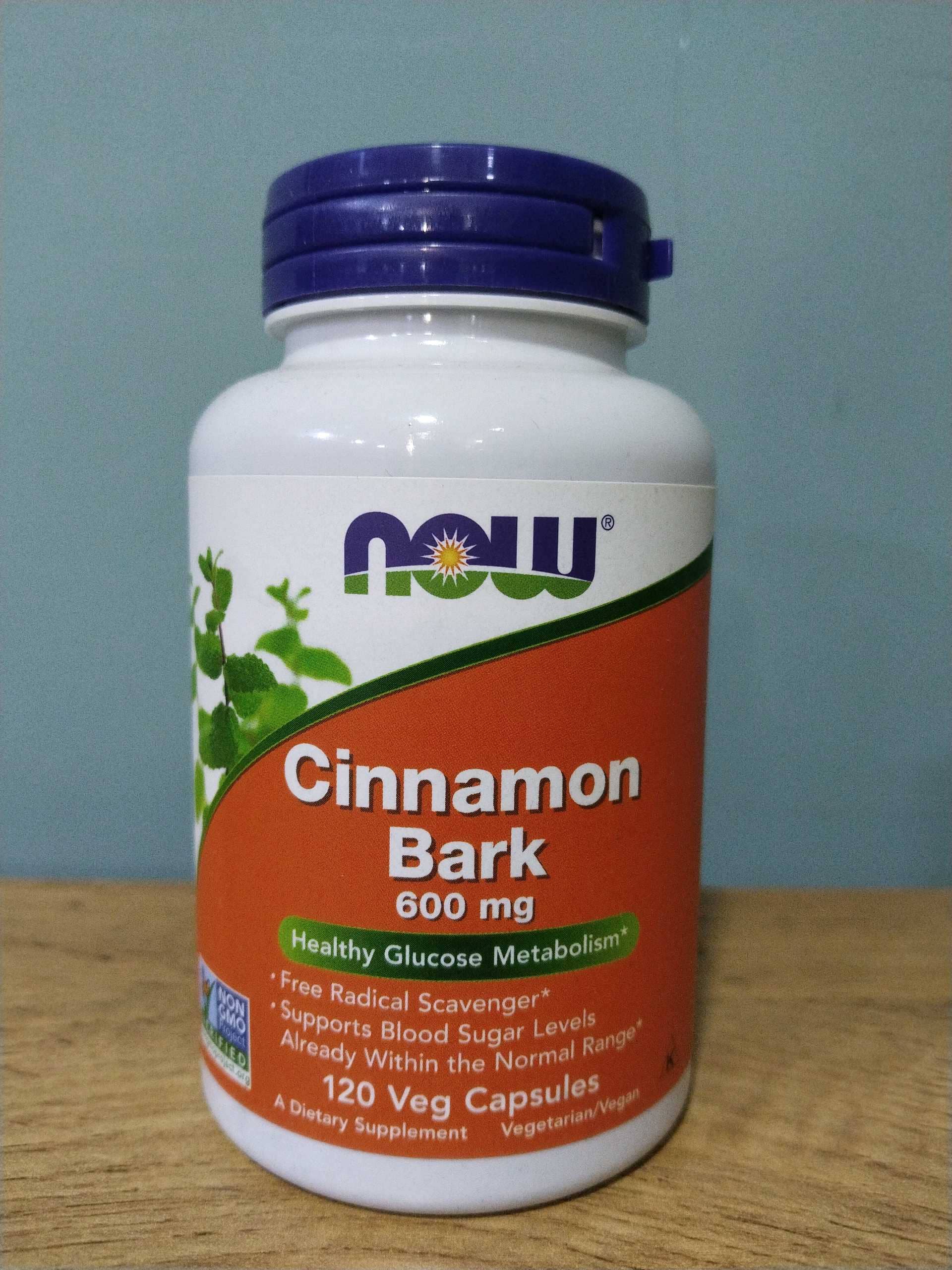 NOW Cinnamon Bark 600mg 1