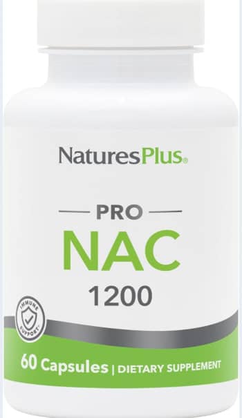 NaturesPlus PRO NAC 1200 mg - 60 Capsules - Crucial for Replenishing Glutathione - Non-GMO, Vegan & Gluten Free - 30 Servings 1