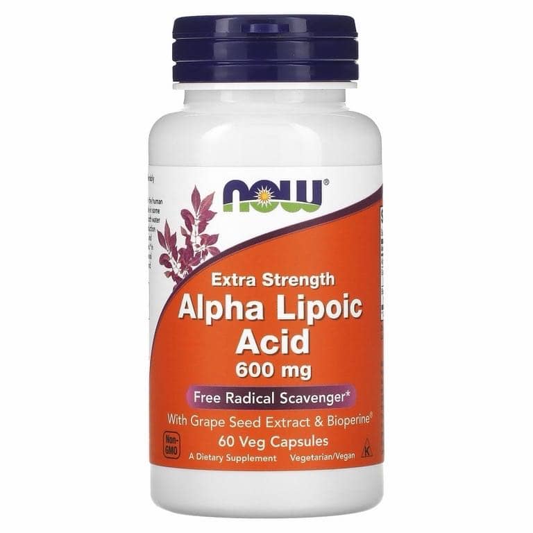 NOW FOODS ALPHA LIPOIC ACID 600MG 60CT 1