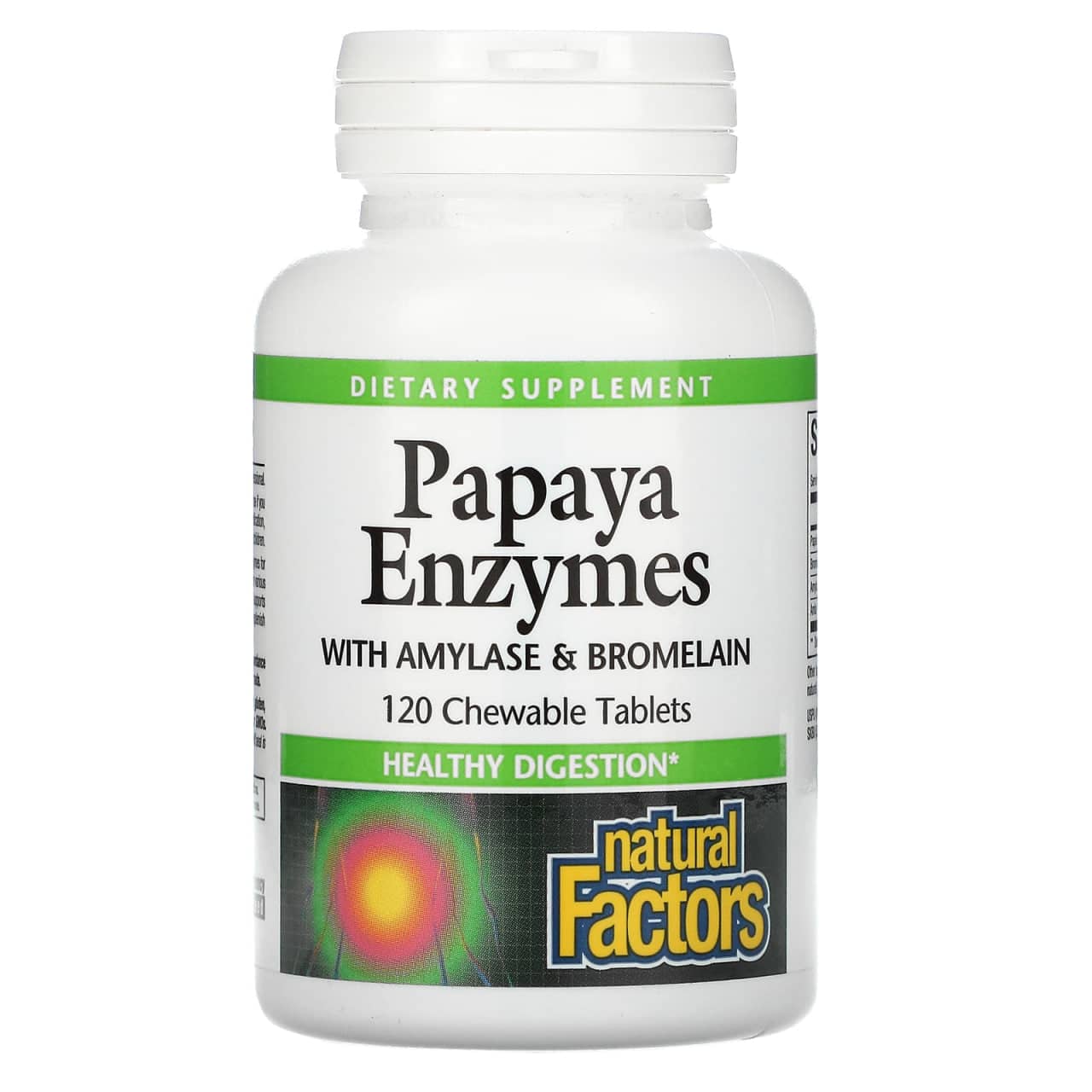 Natural Factors - Papaya Enzymes 120cap 1