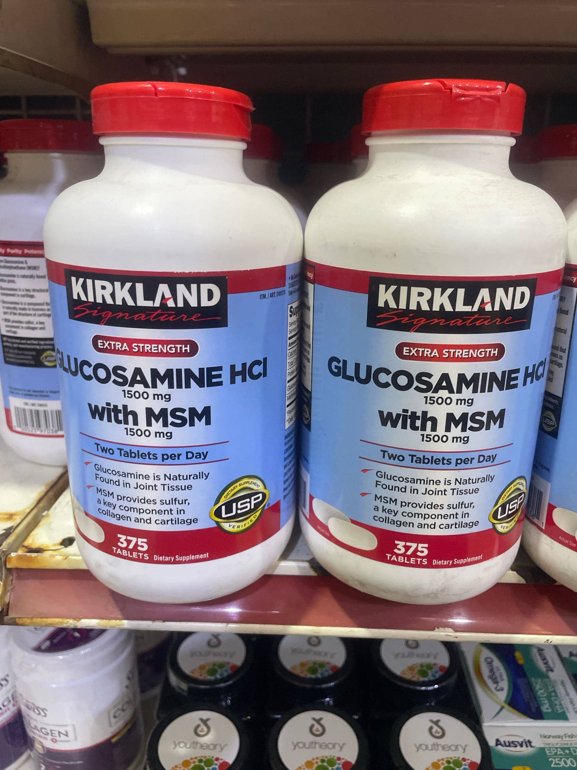 KIRKLAND GLUCOSAMINE 1500MG 375TAB 1