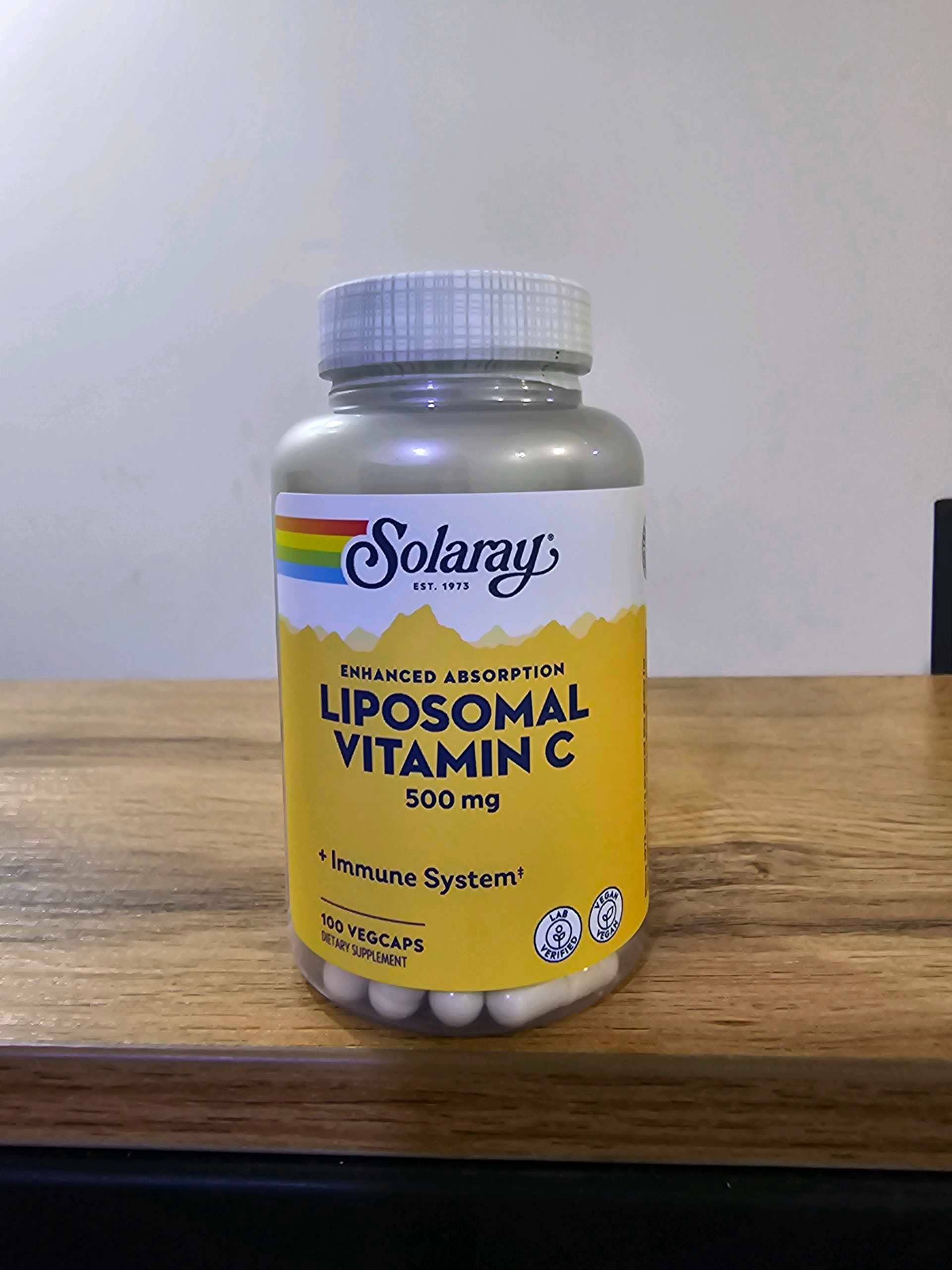 Soloray Lipocomal Vitamin C 100 vegcaps 1