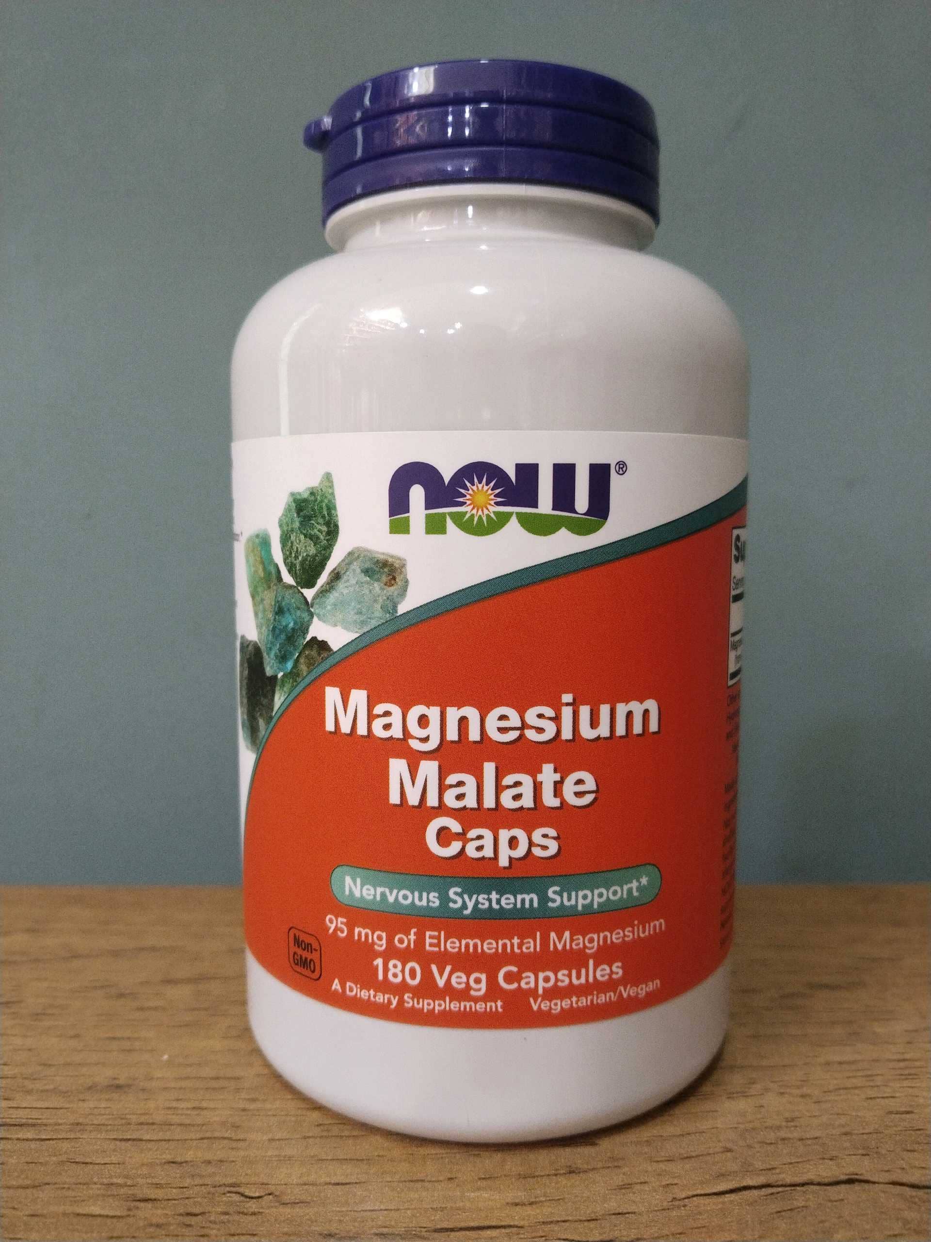 NOW MAGNESIUM MALATE CAPS  180 VCAPS 1