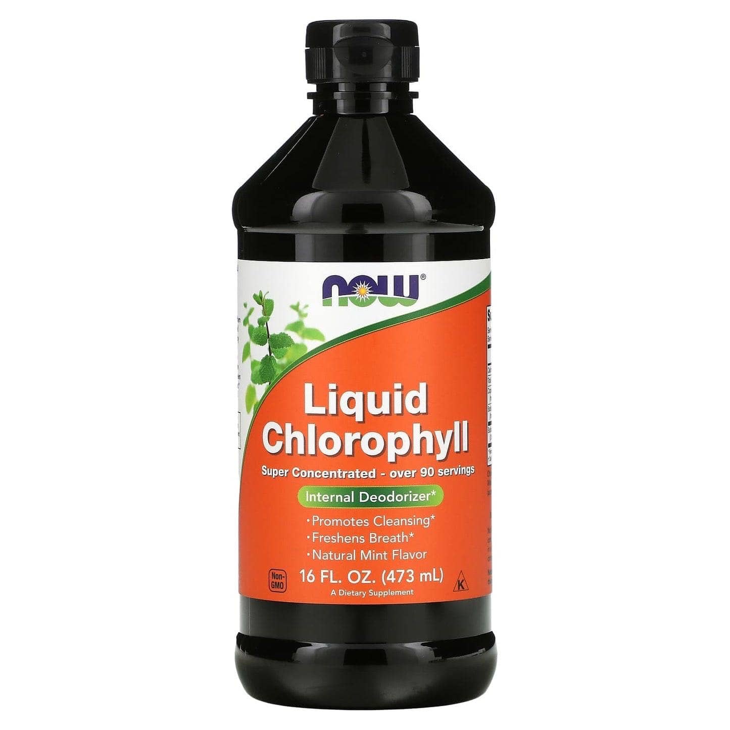 NOW Foods, Liquid Chlorophyll, Mint , 16 fl oz (473 ml) 1