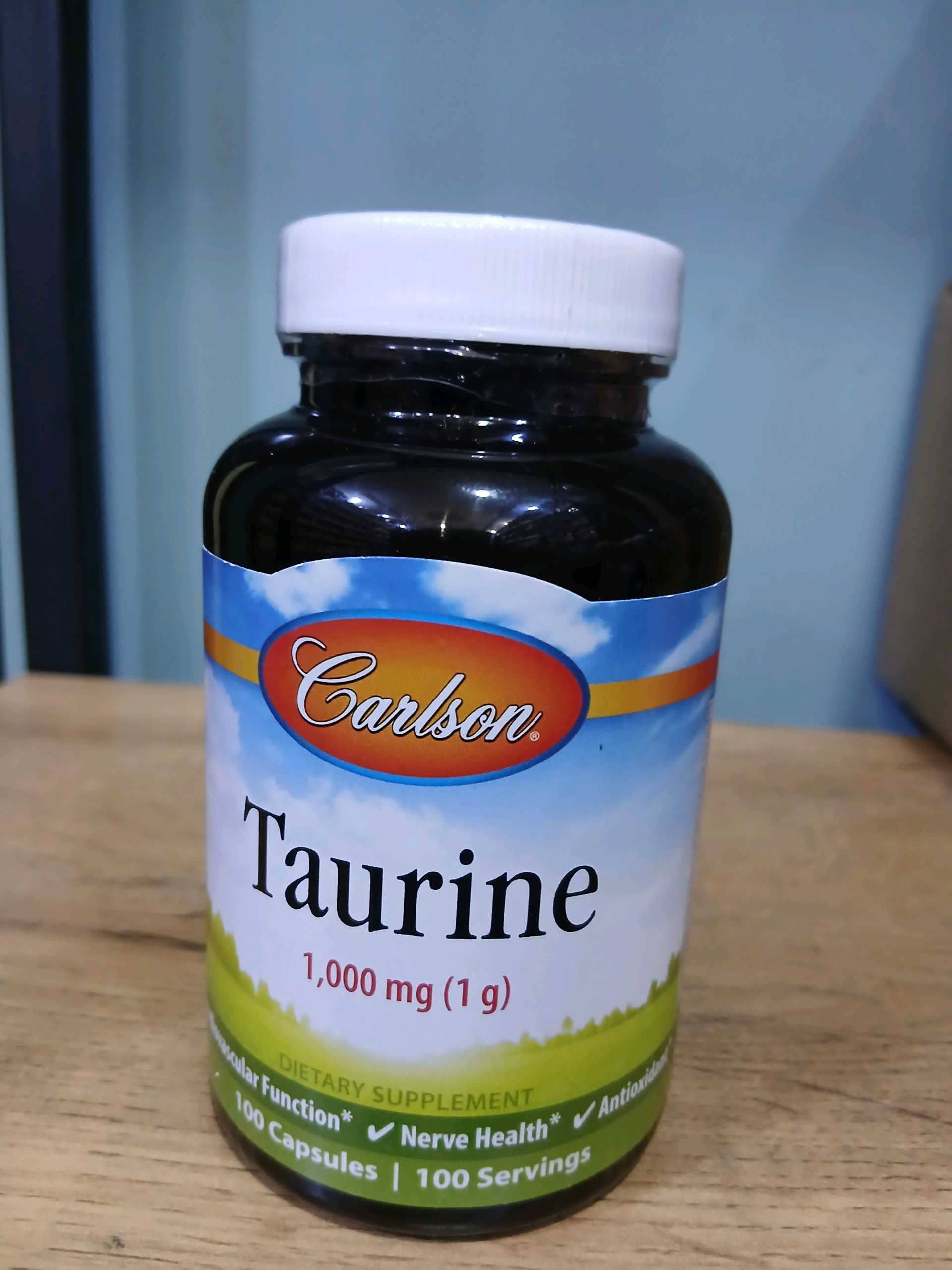 Carlson Taurine 100 Capsules 1
