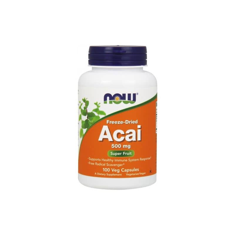NOW ACAI 500MG  100 VCAPS 1