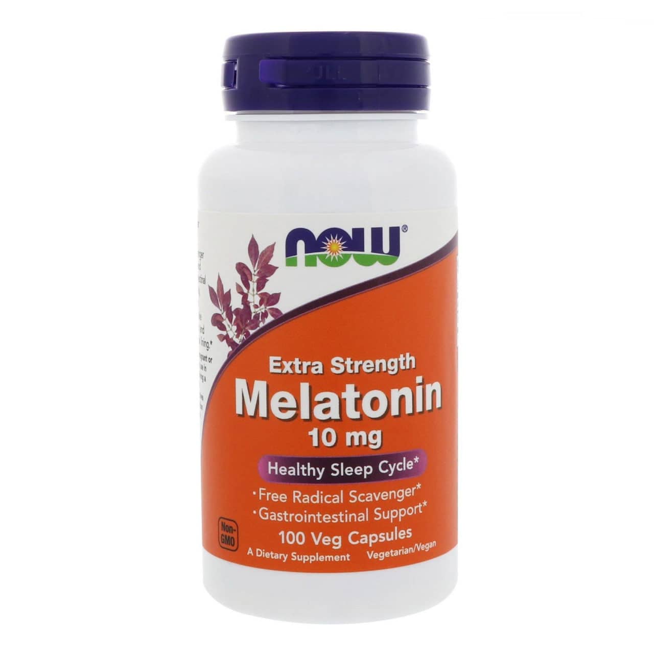 NOW MELOTONIN 10MG 100CAP 1