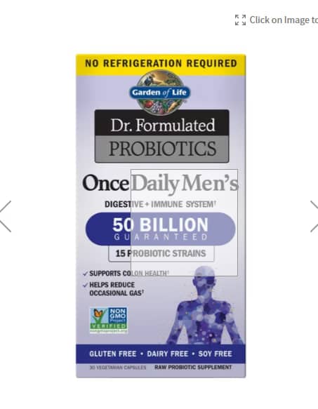 Garden of Life, Dr. Formulated Probiotics, Once Daily Men's, 50 Billion, 30 Vegetarian Capsules 1